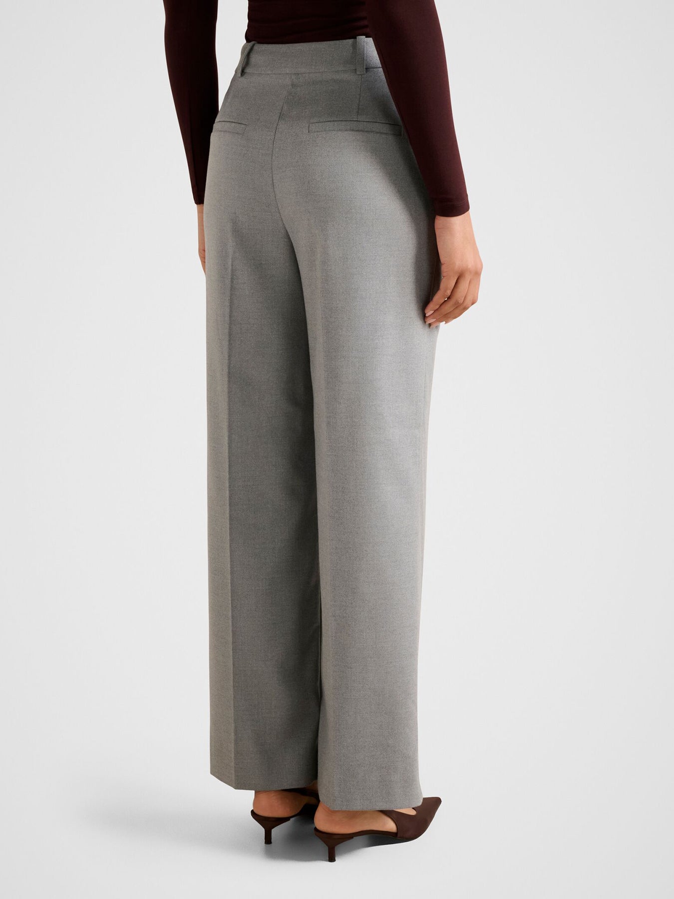 Raine Straight Leg Pants Grey