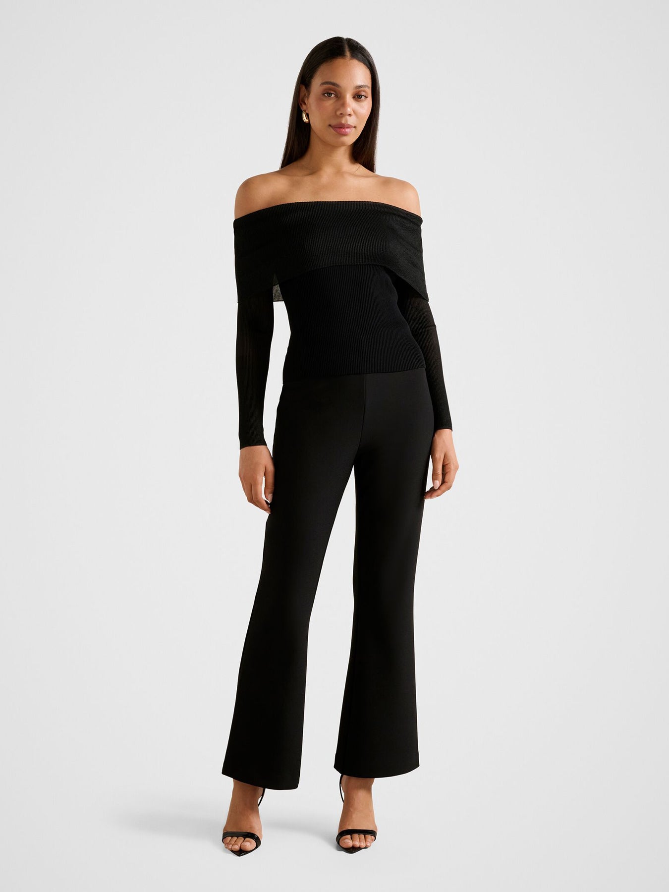 Maia Flared Pants Black