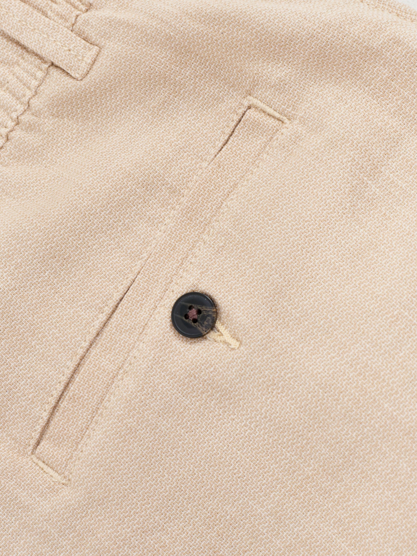 Brody Linen Blend Shorts Beige