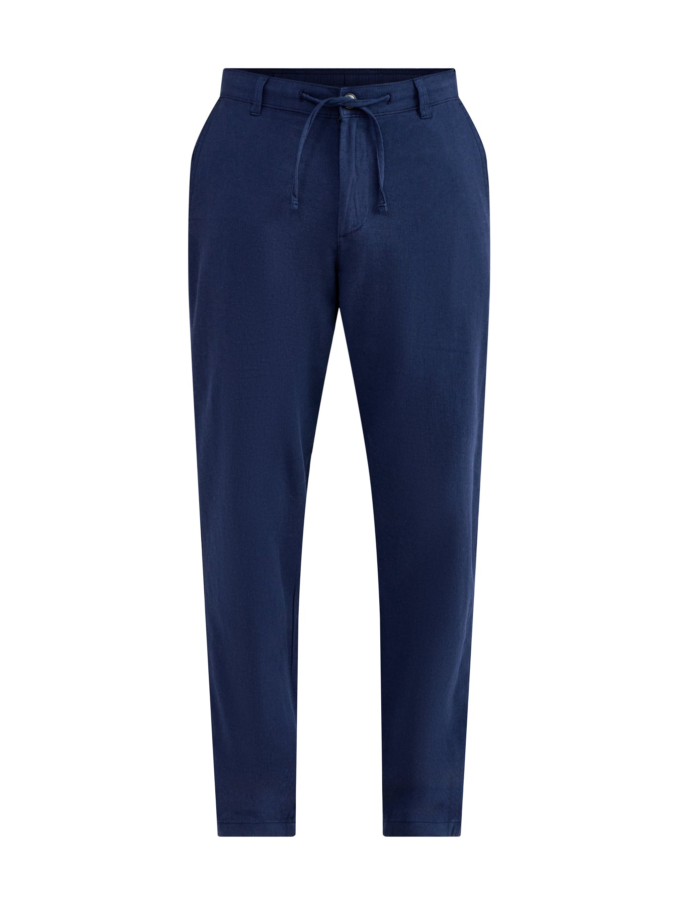 Slim Tape Brody Linen Blend Trousers Navy