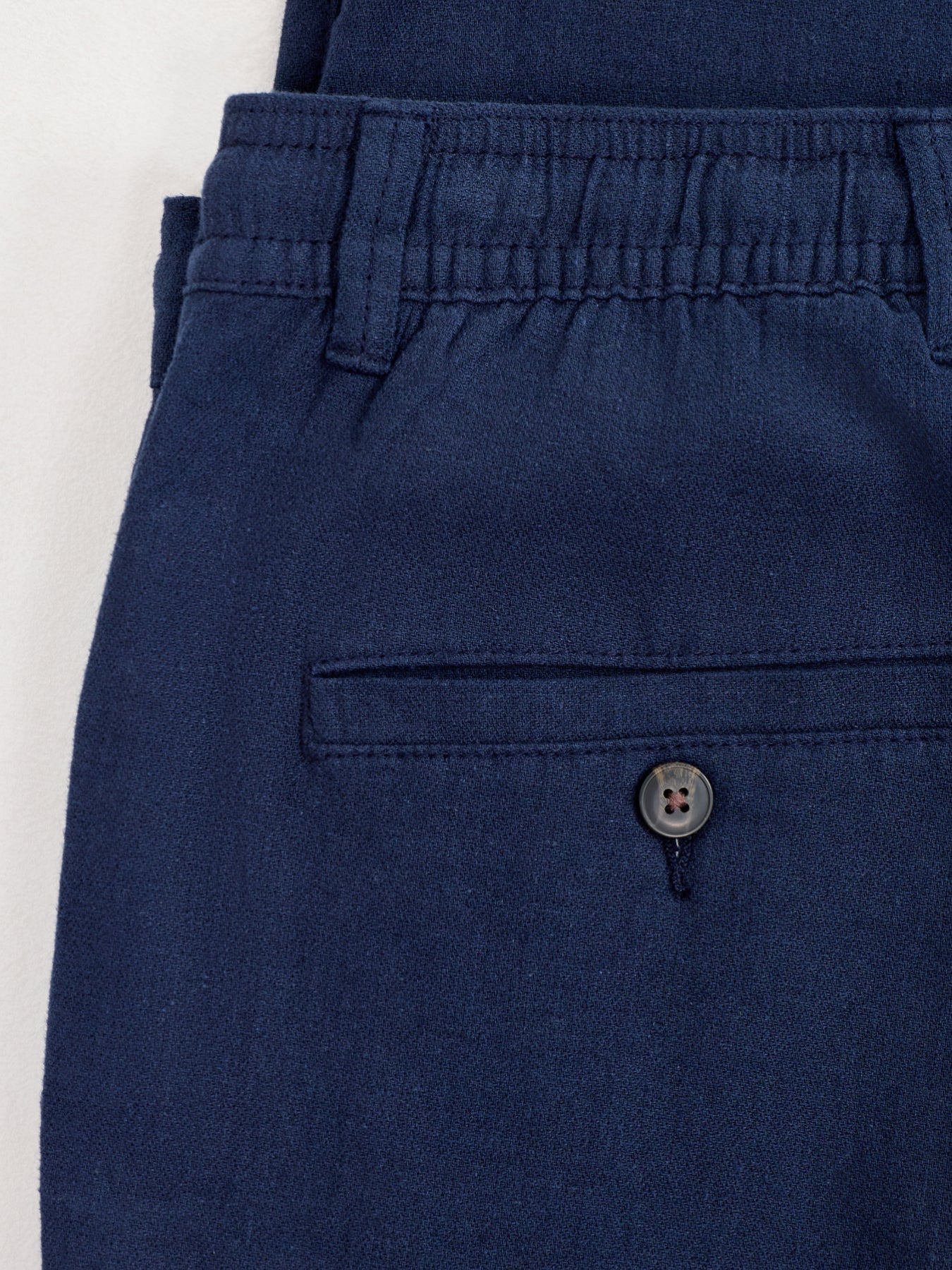 Slim Tape Brody Linen Blend Trousers Navy