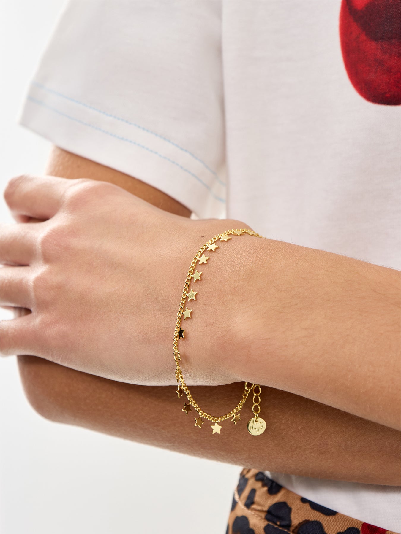 Star Charm Bracelet Gold