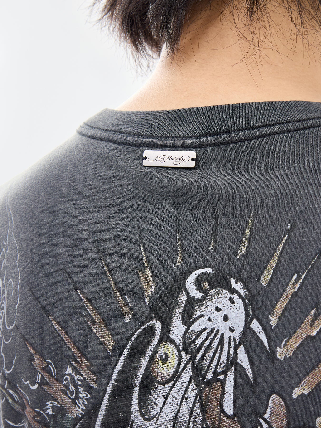 Dragon Panther Graphic T-Shirt Black