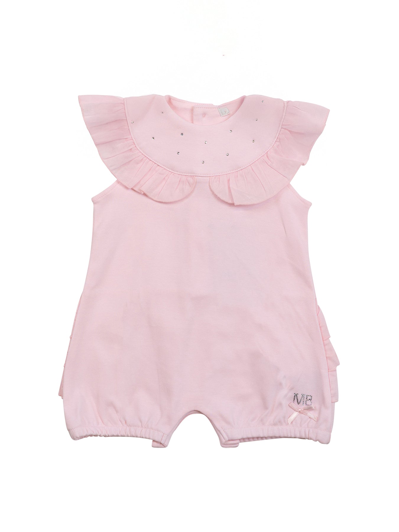 Baby Gem Stone Romper Pink