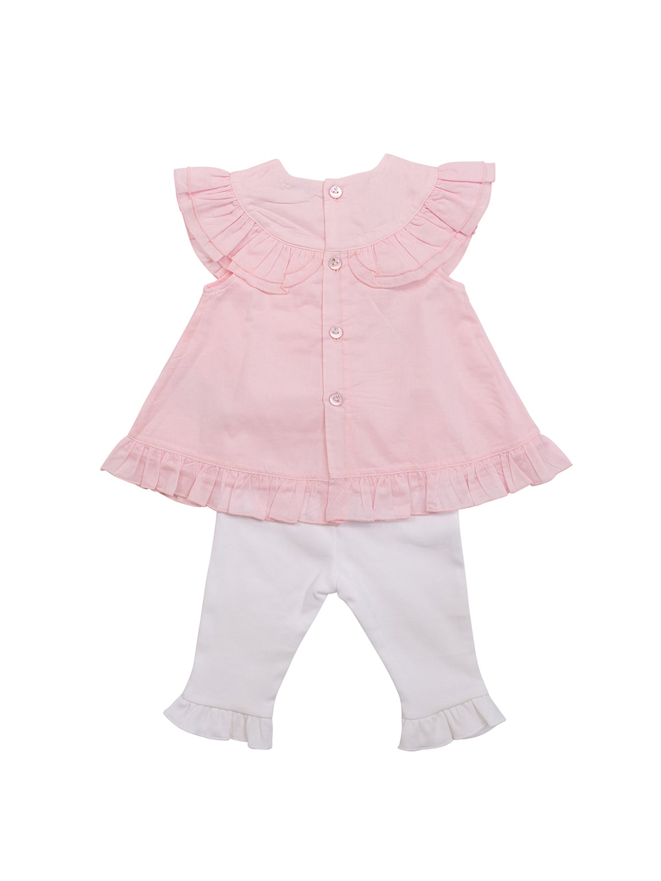 Baby Gem Stone Dress and Legging Set Pink