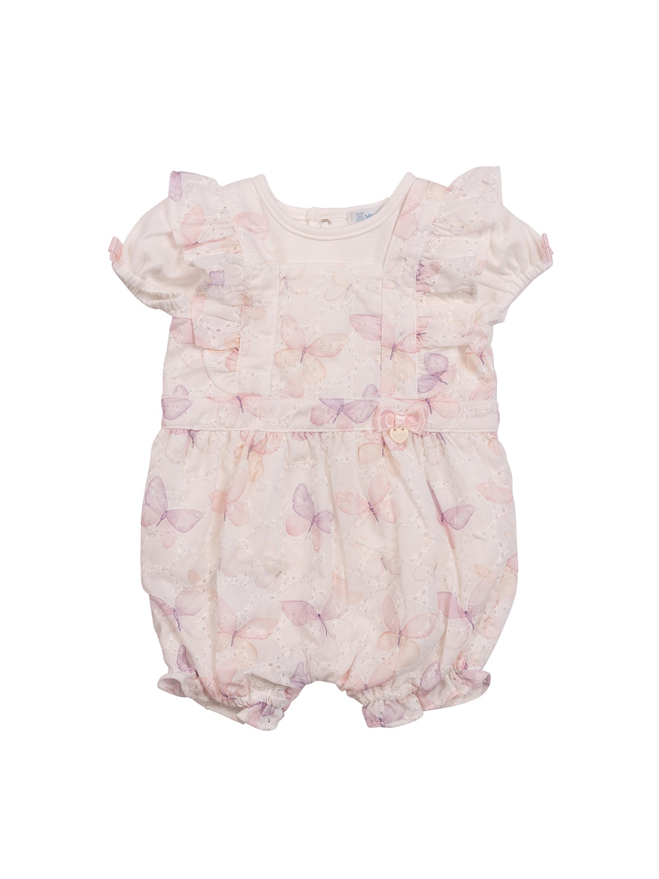 Baby Butterfly Top and Sun Bloomer White