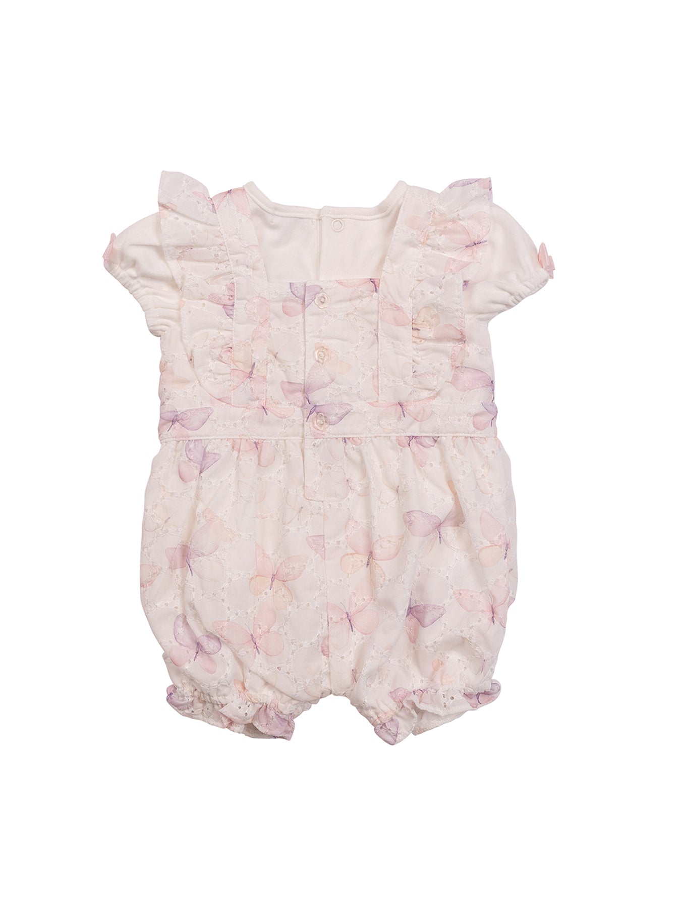 Baby Butterfly Top and Sun Bloomer White