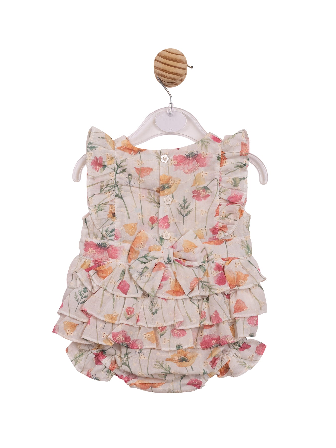 Baby Floral Romper White Floral