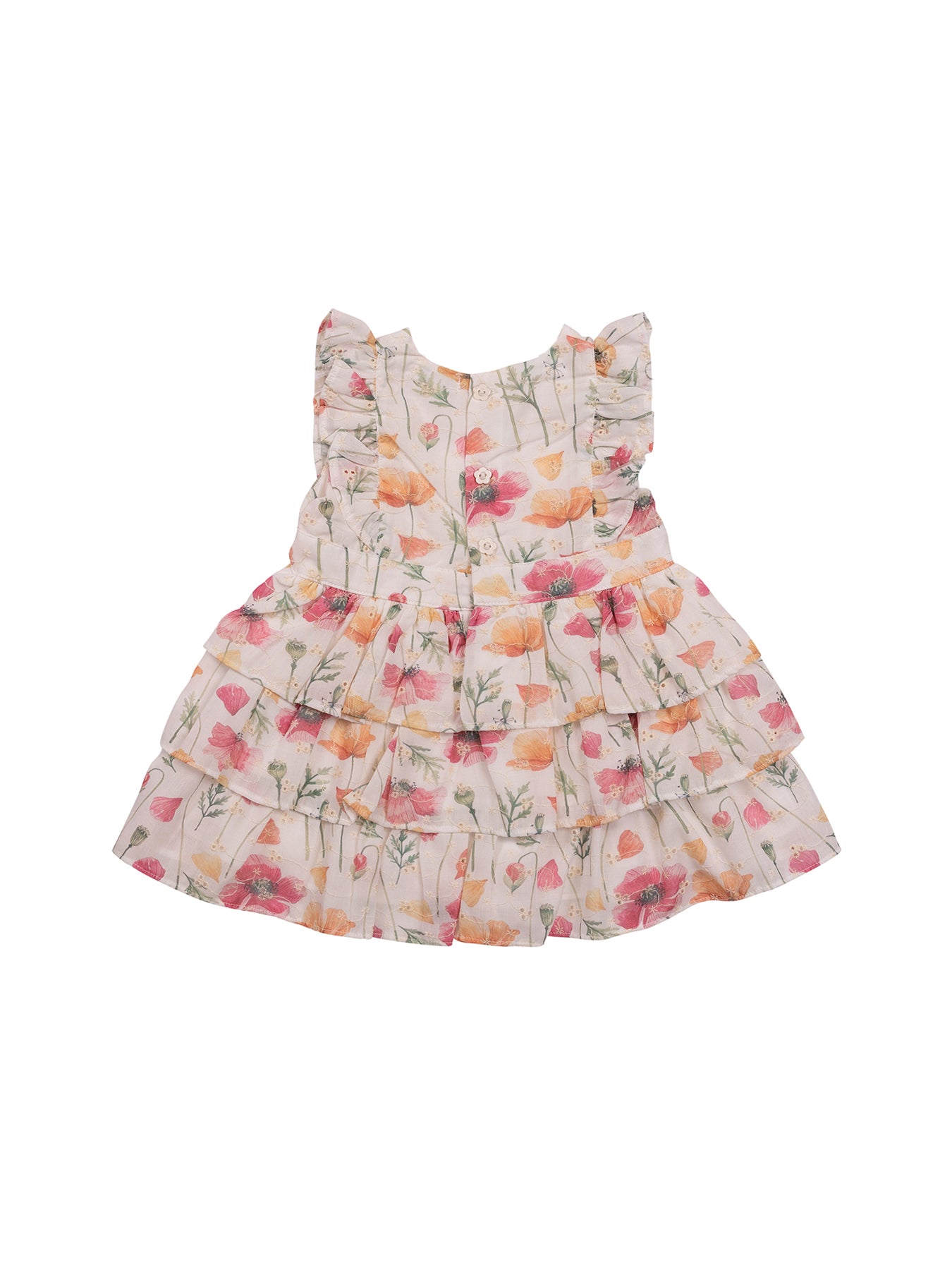 Baby Floral Dress White Floral