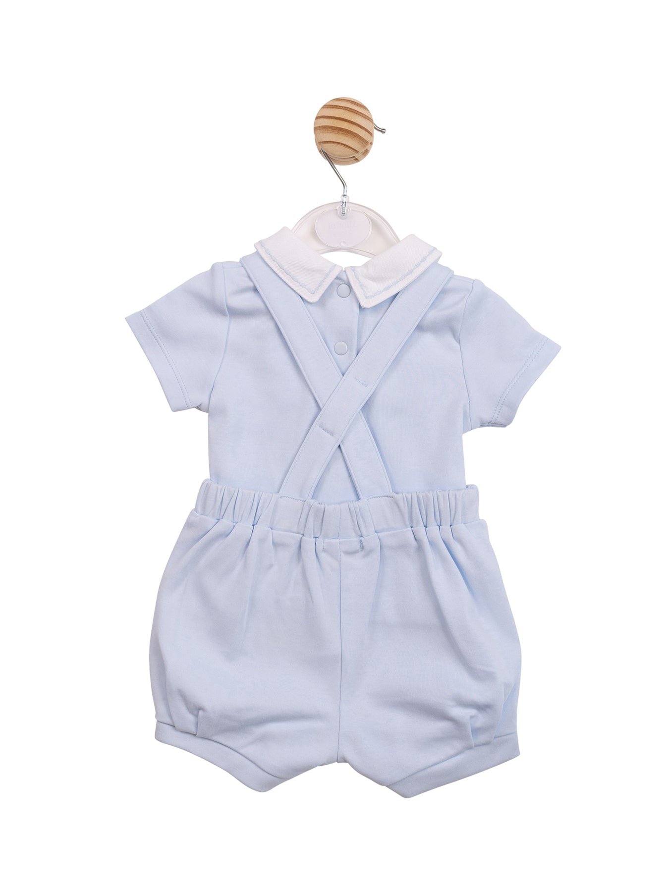 Baby Top & Short Dungaree Set Blue