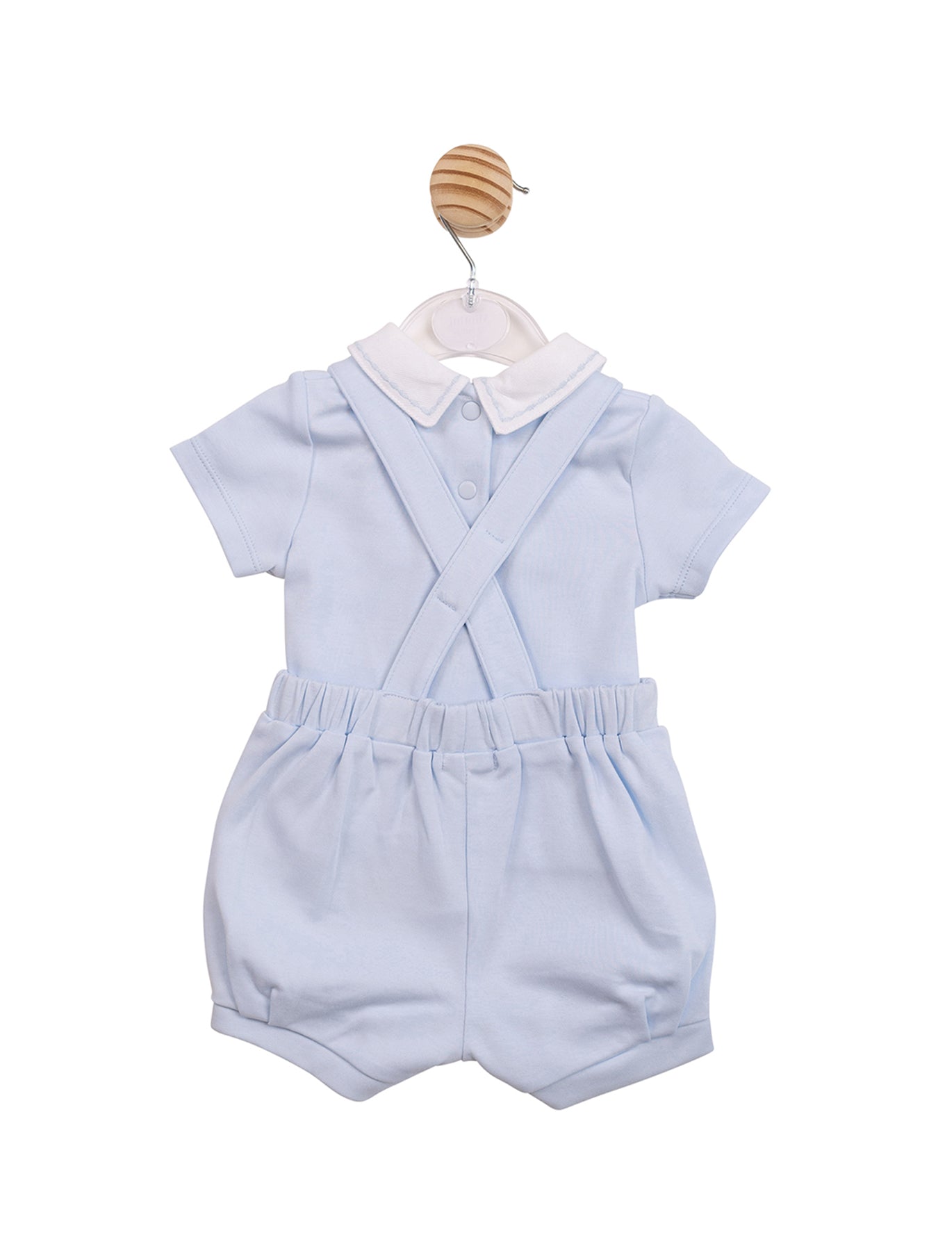 Baby Top & Short Dungaree Set Blue