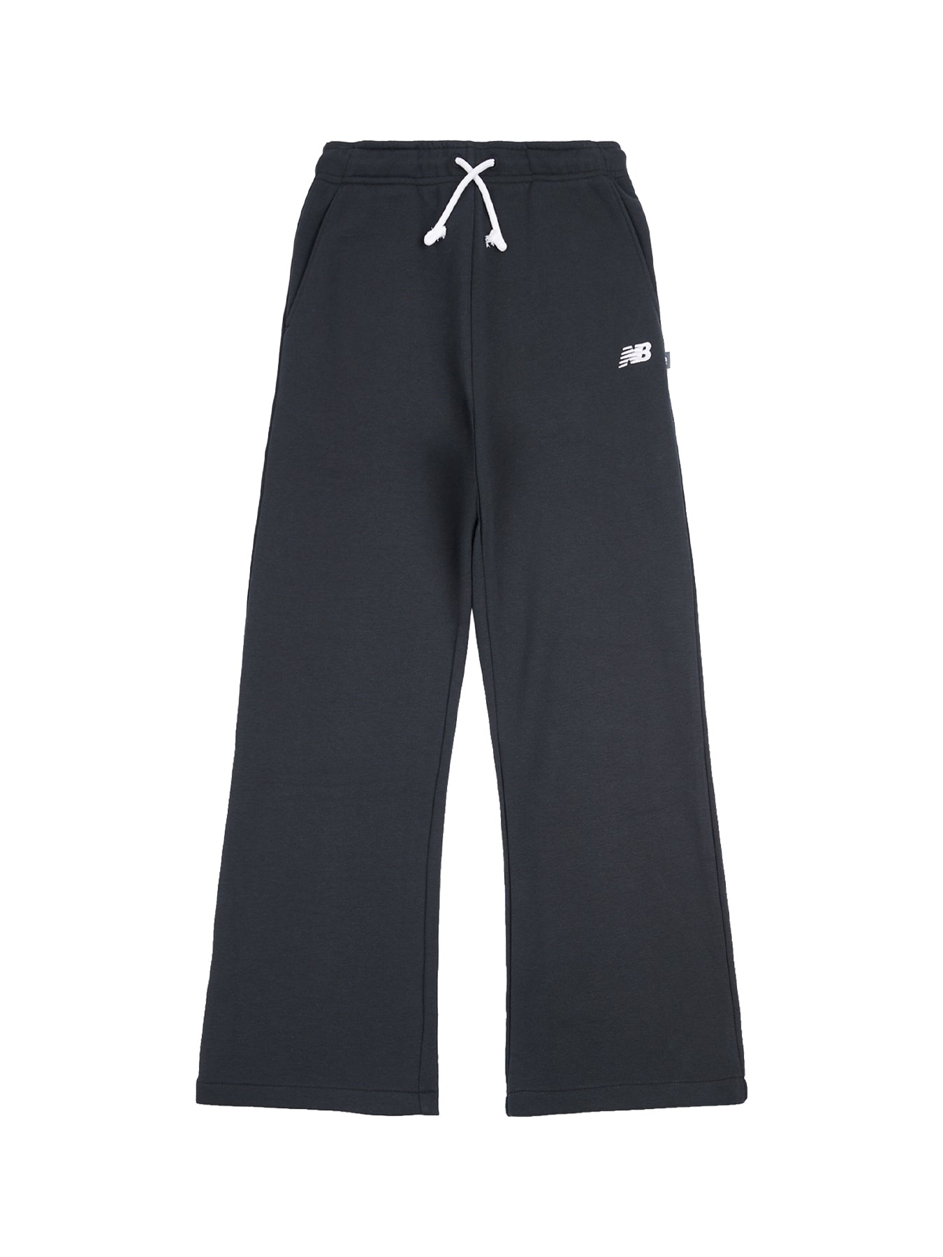 Kids' Wide Leg Logo Joggers Black