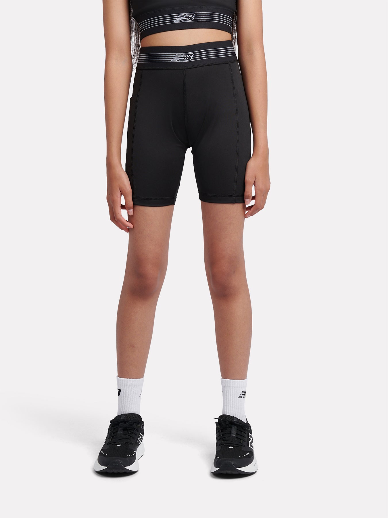 Kids' Performance Pocket Cycle Shorts Black