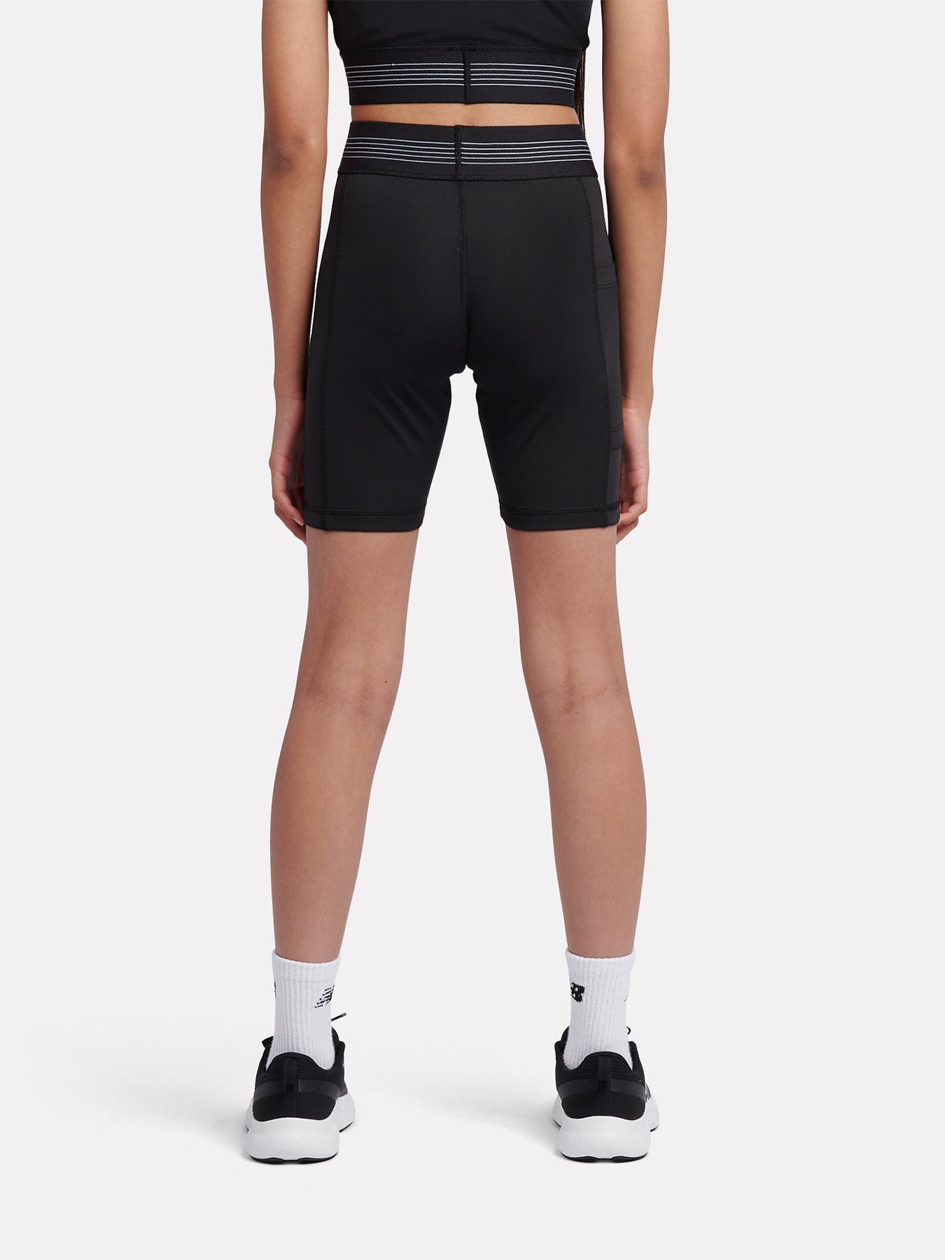 Kids' Performance Pocket Cycle Shorts Black