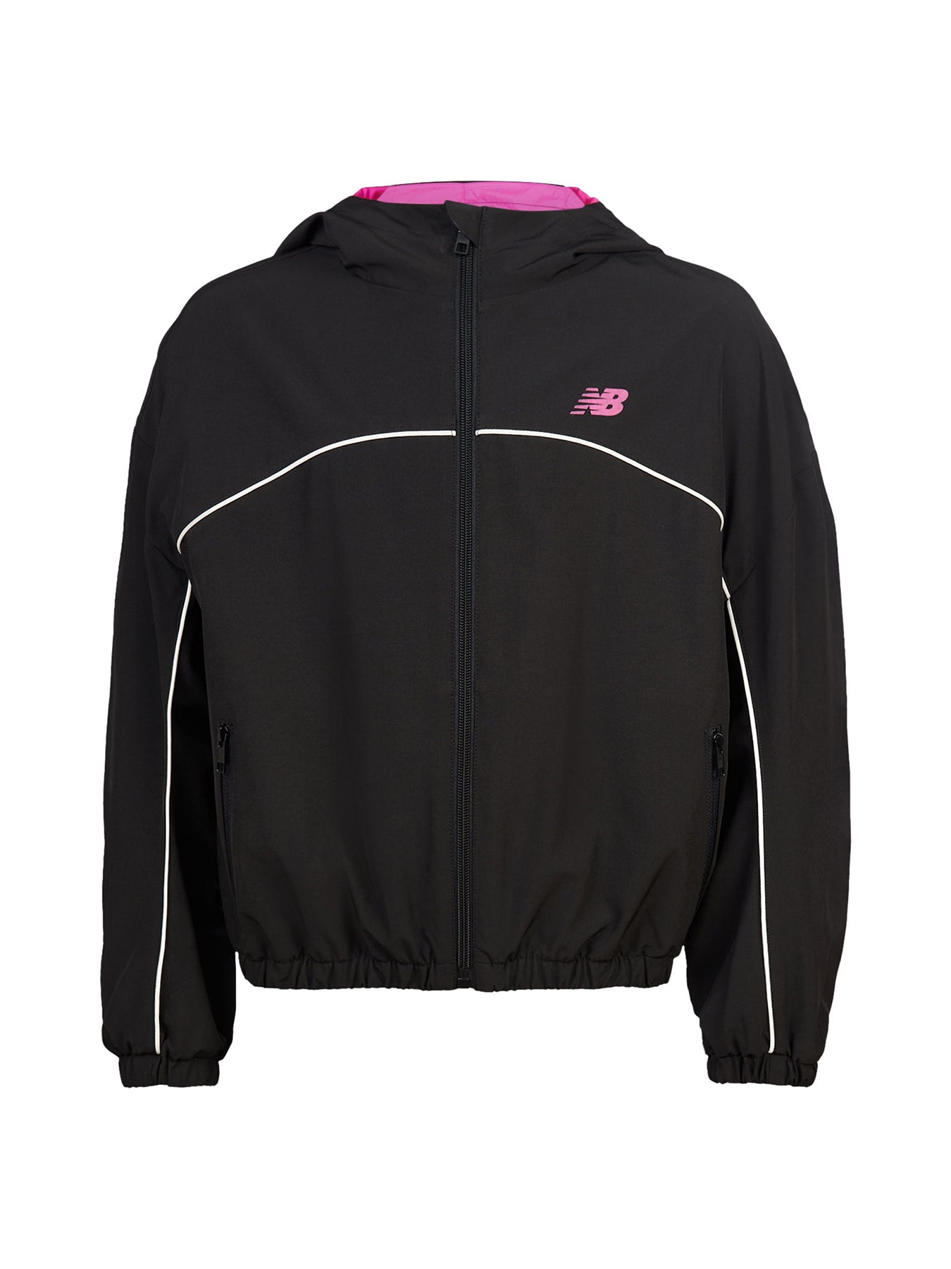 Kids' Piping Track Jacket Black