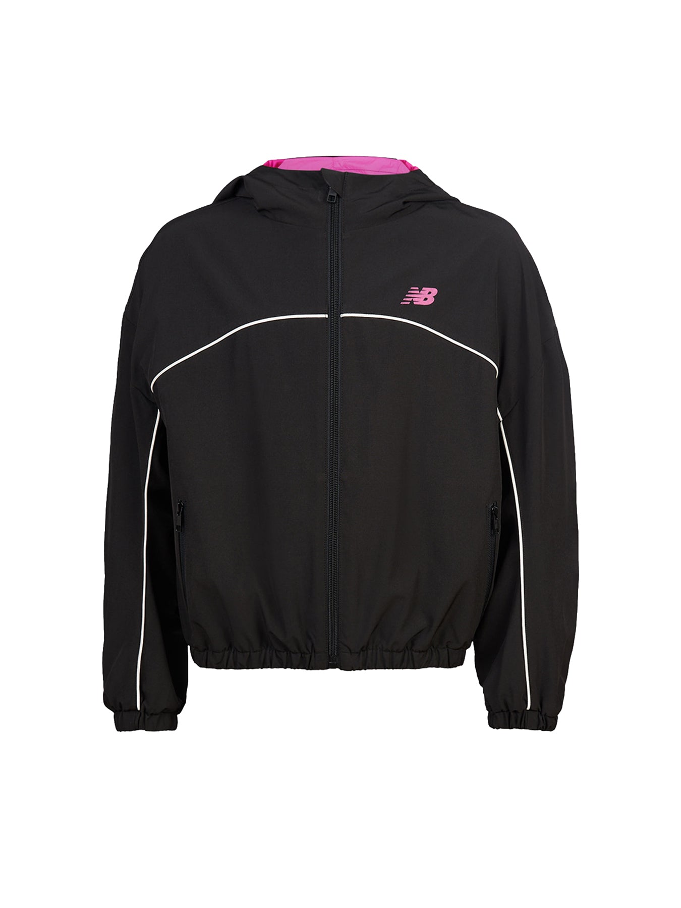Kids' Piping Track Jacket Black