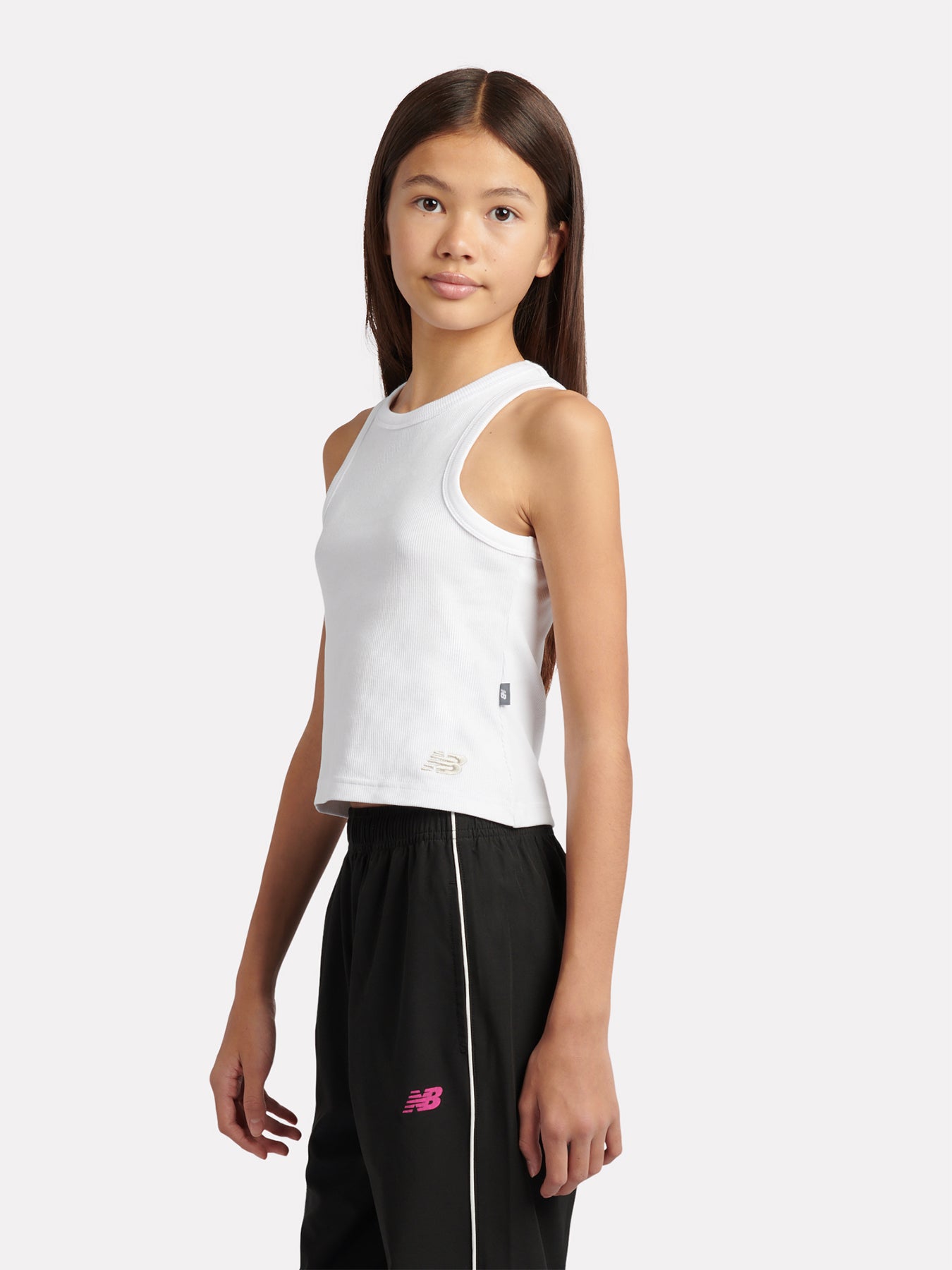 Kids' Rib Vest Bright White