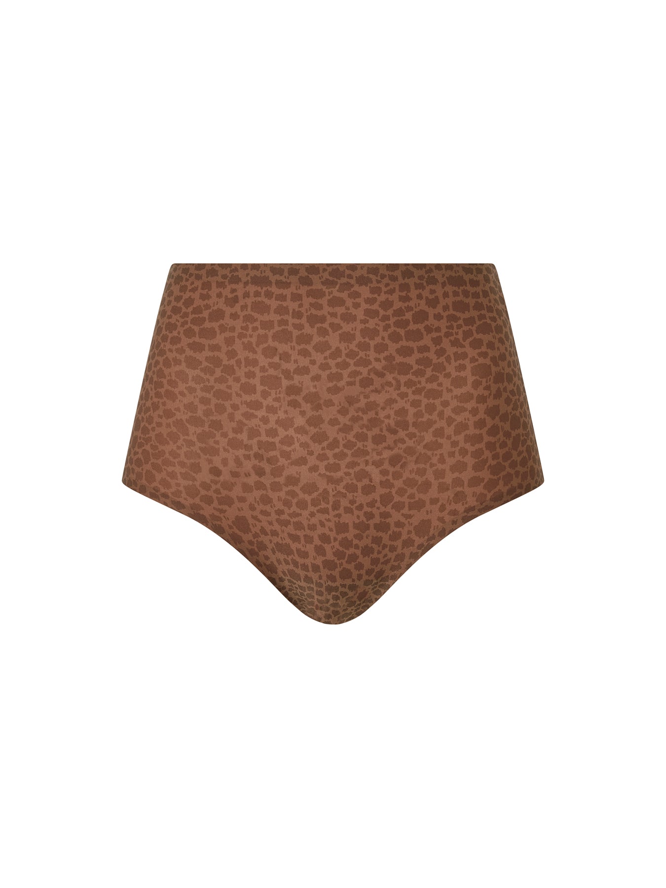 Soft Stretch High Waisted Brief Brown