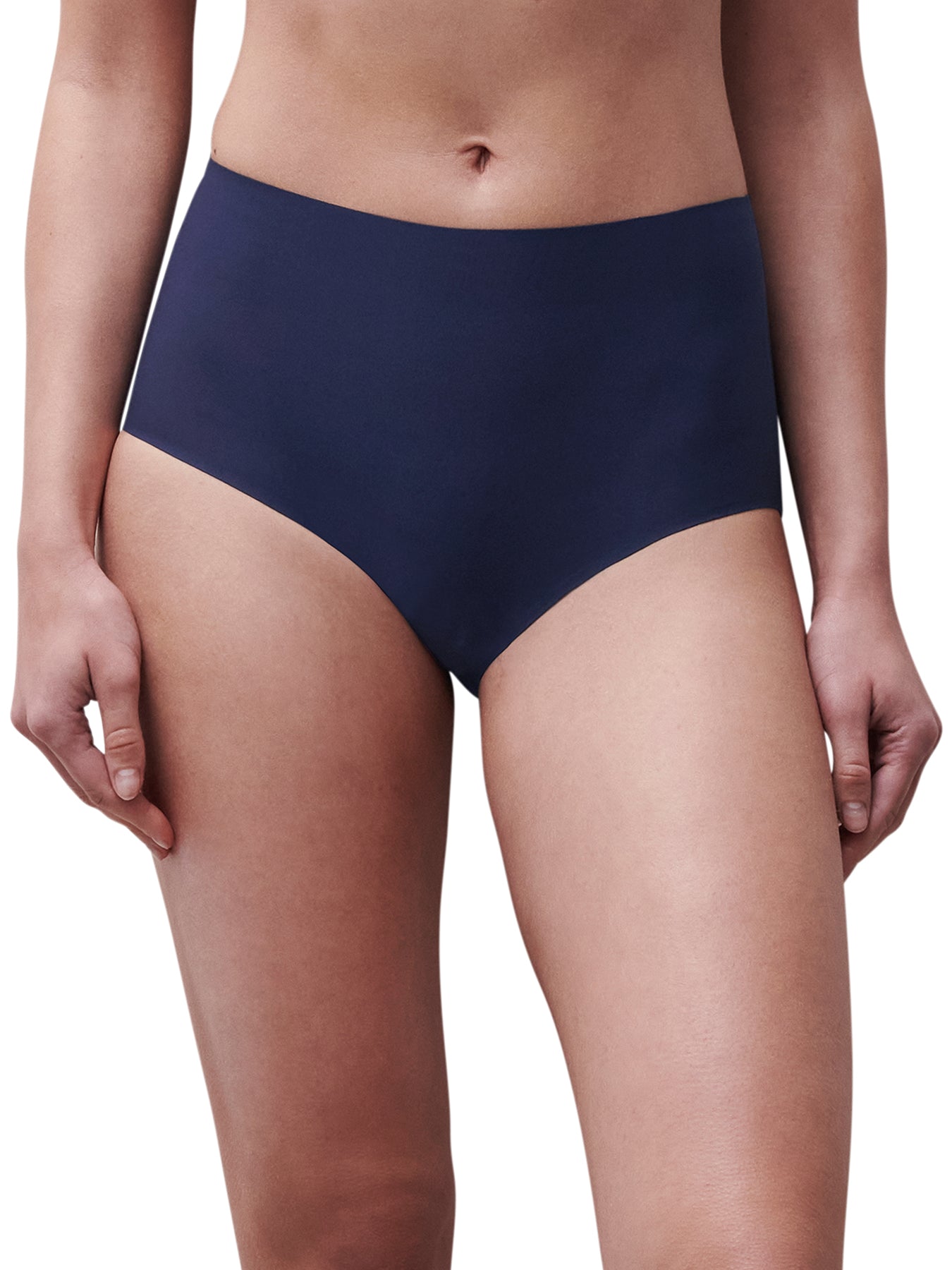 Soft Stretch High Waisted Brief Marine Blue