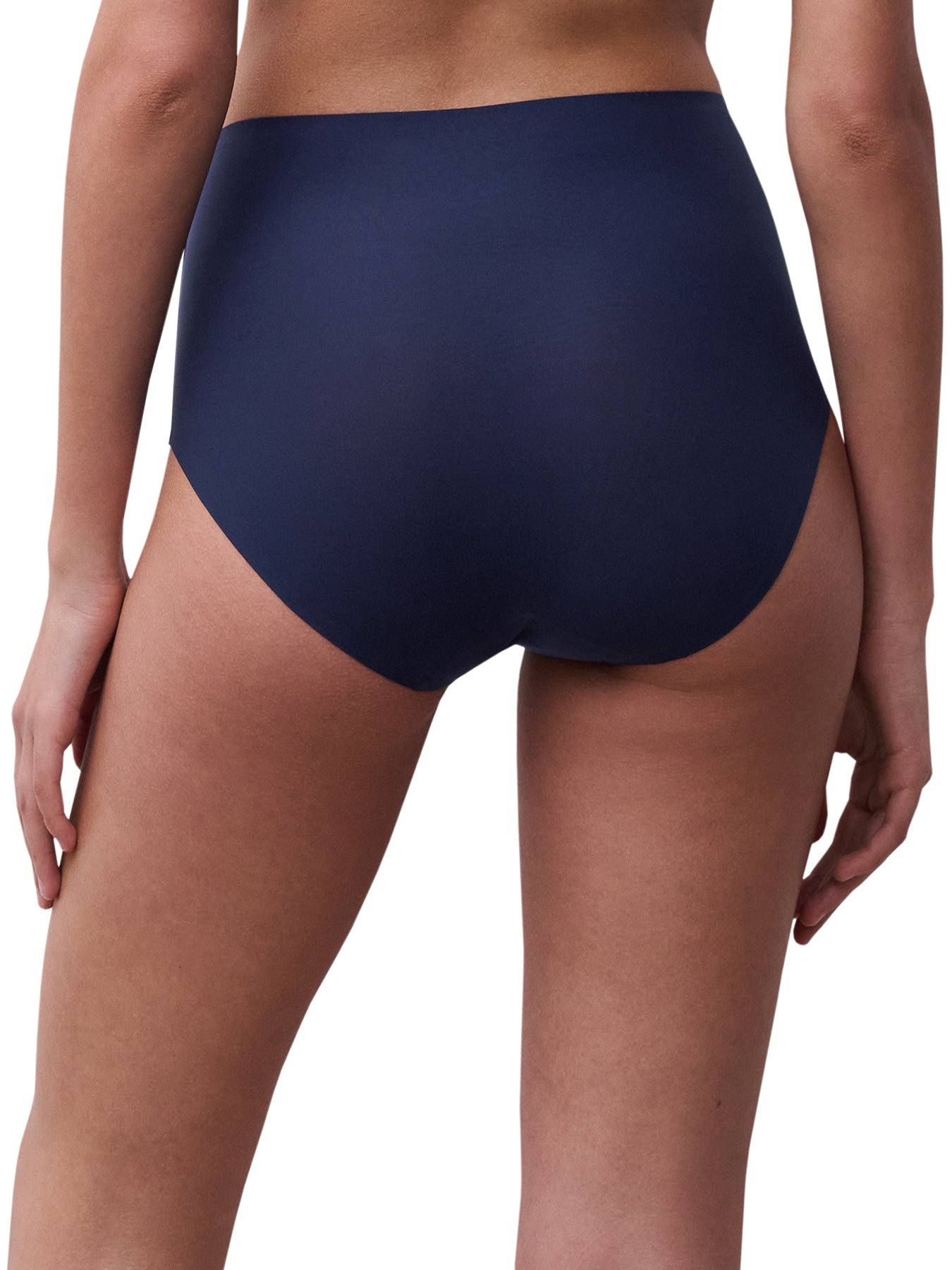 Soft Stretch High Waisted Brief Marine Blue