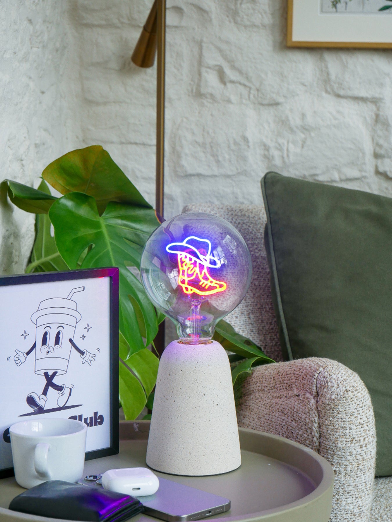 Cowgirl Boots Screw Down Bulb