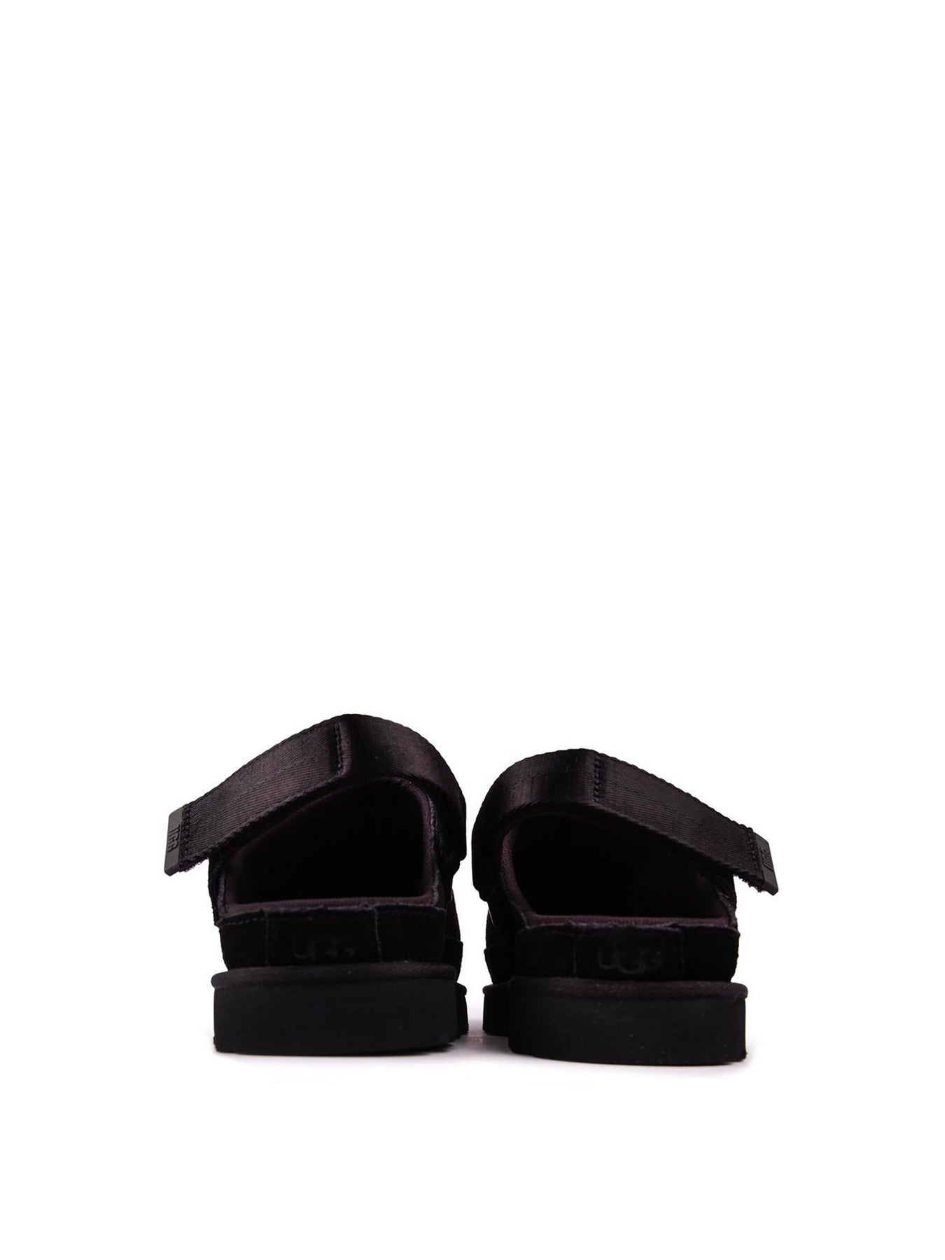 Womens Golden Star Clog Slippers Black