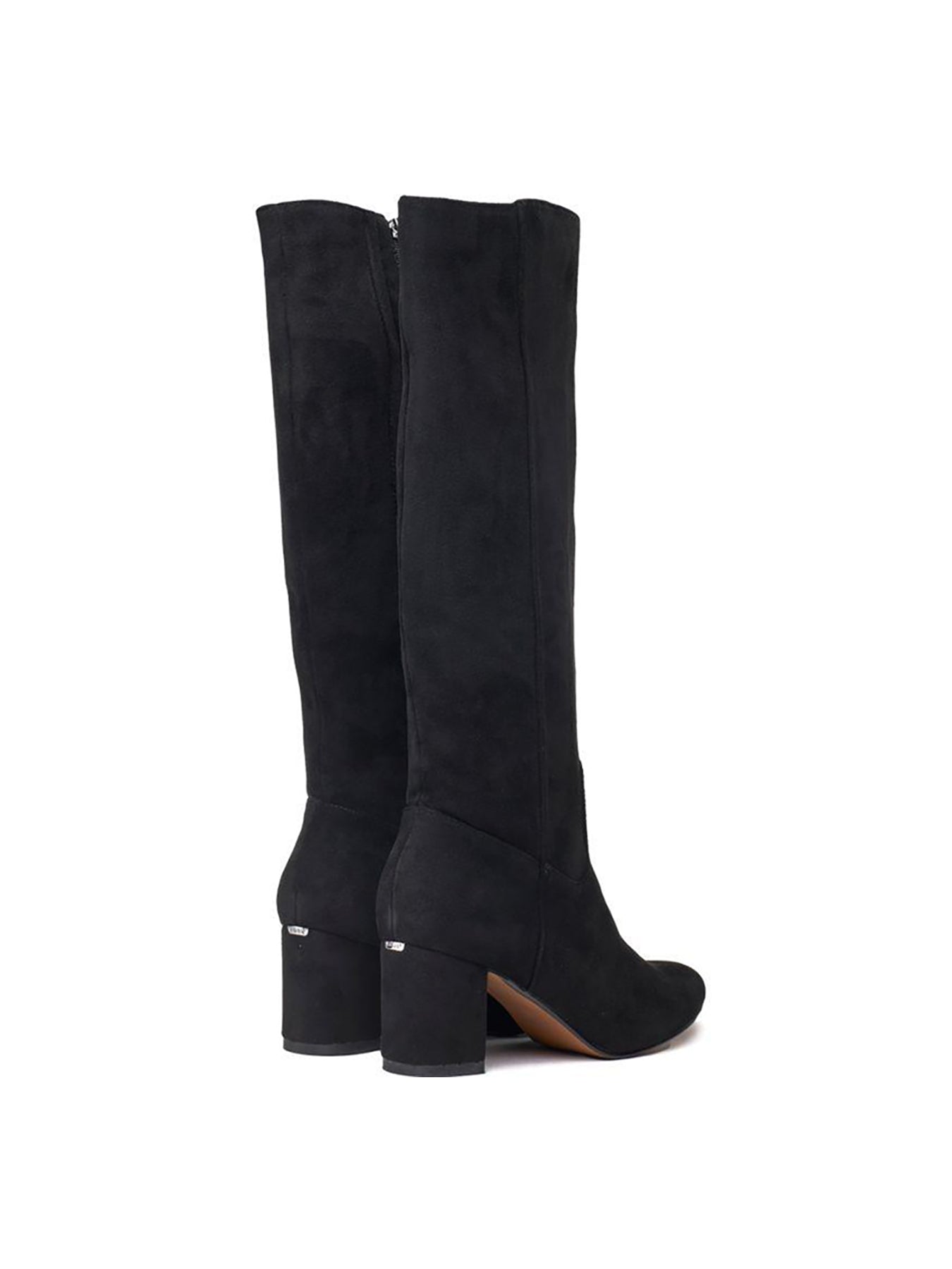Vegan Avocado Knee High Boots Black