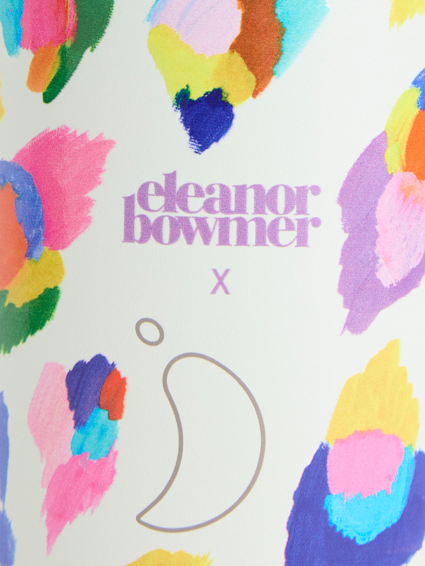 Insulated Reusable Bottle with Leopard Print Design