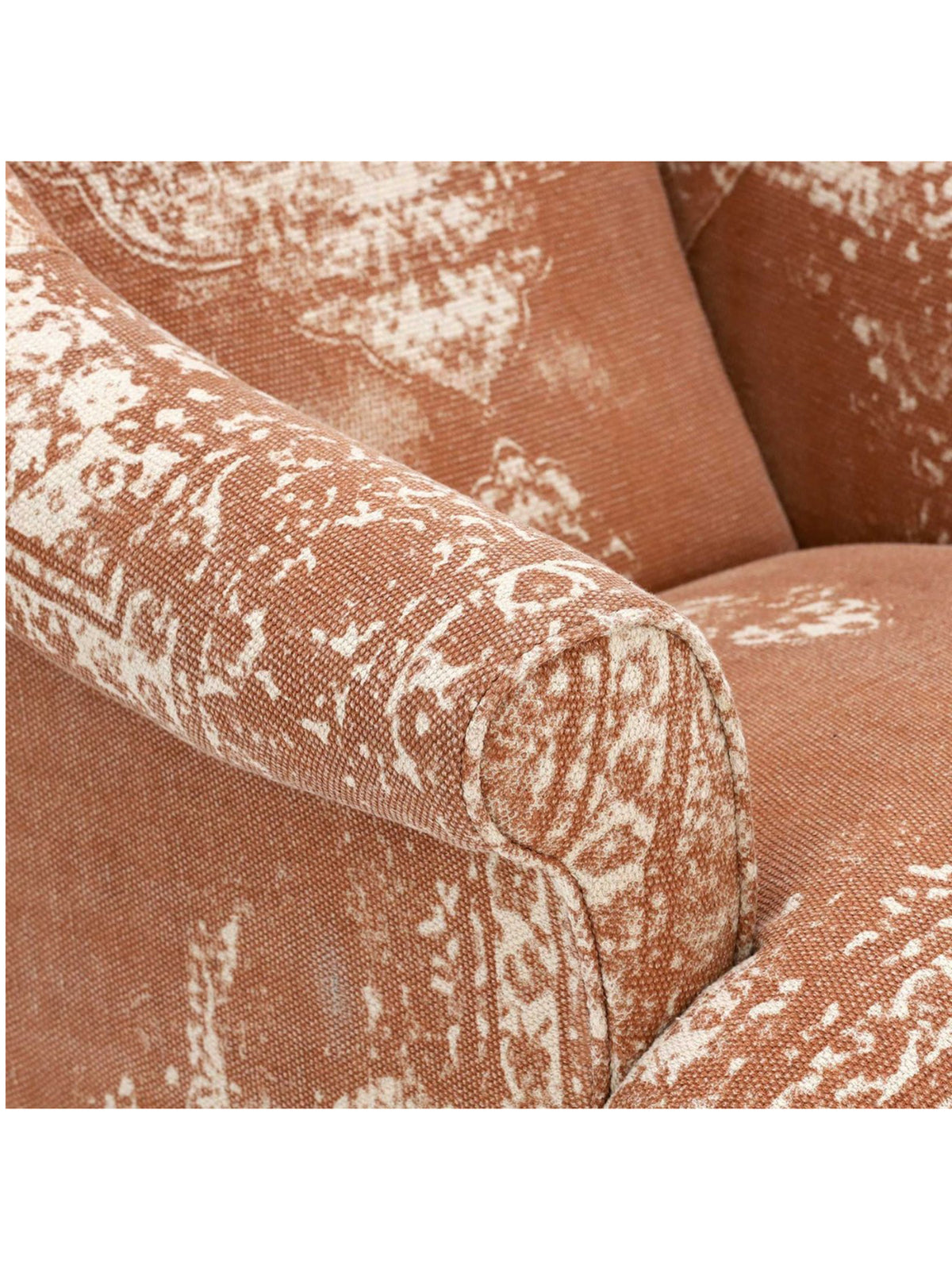 Jacaranda Patterned Fabric Accent Chair