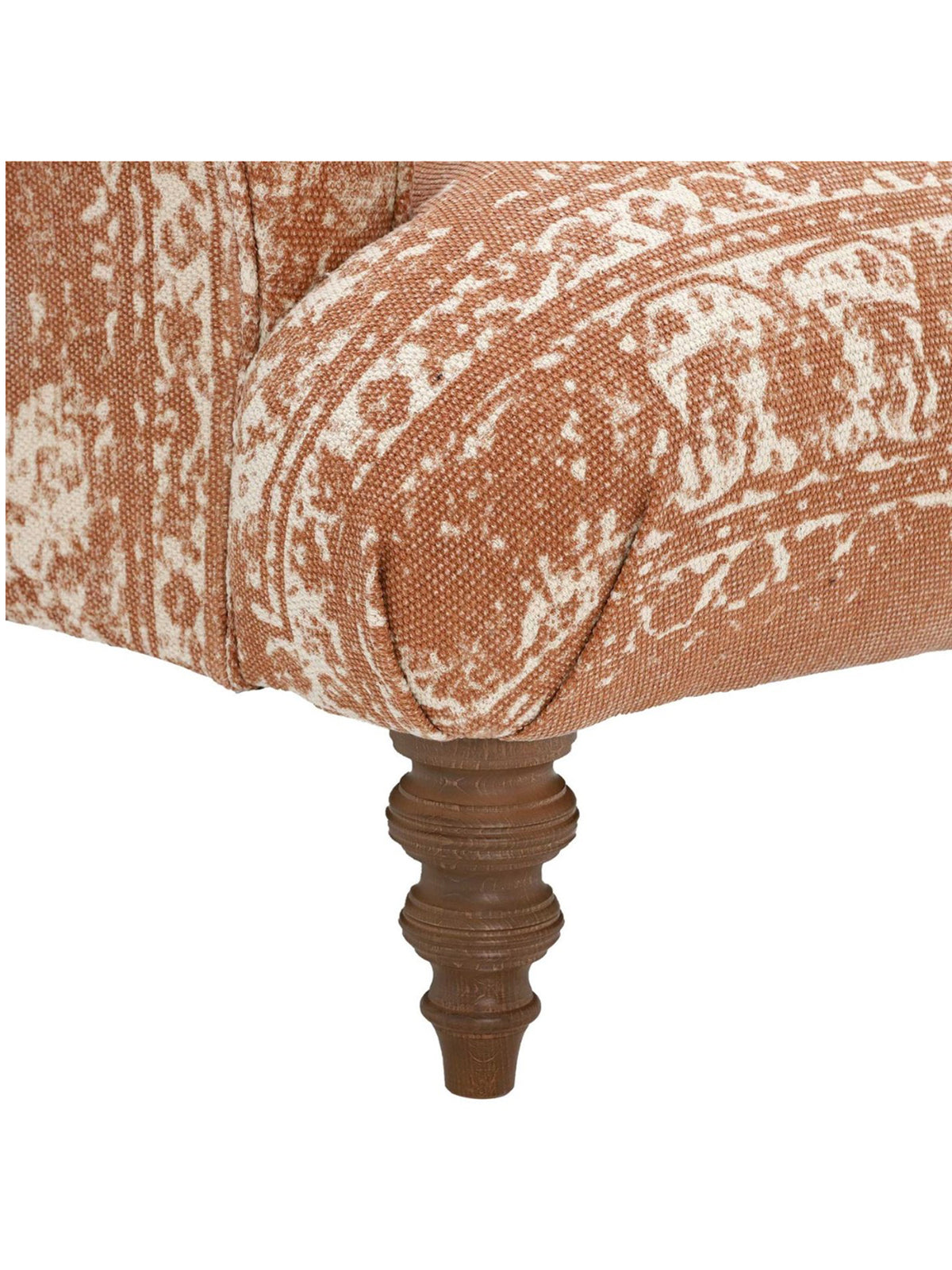 Jacaranda Patterned Fabric Accent Chair