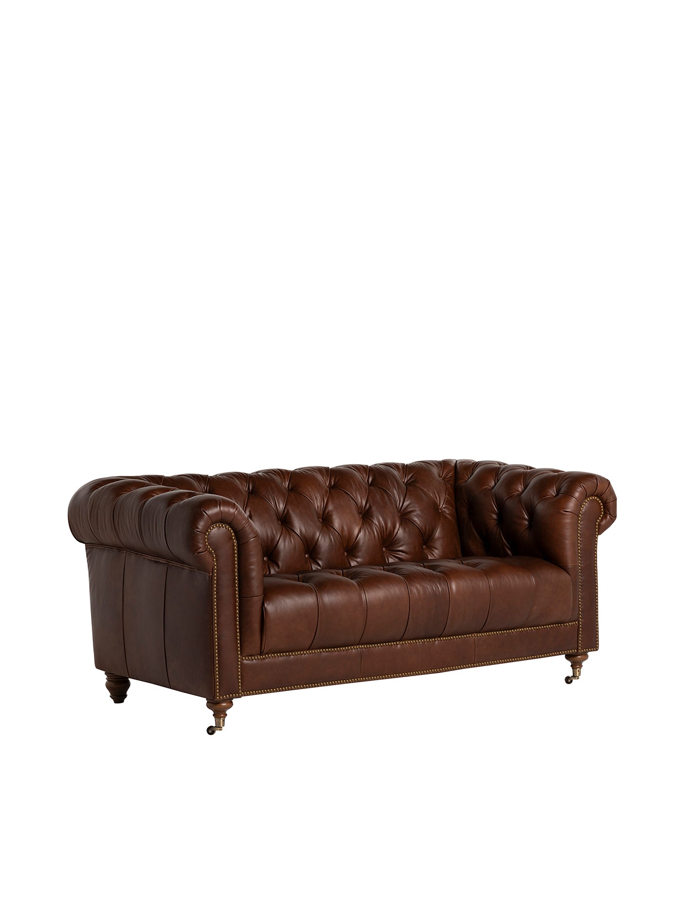 Caversham Chesterfield 2 Seater Sofa Brown