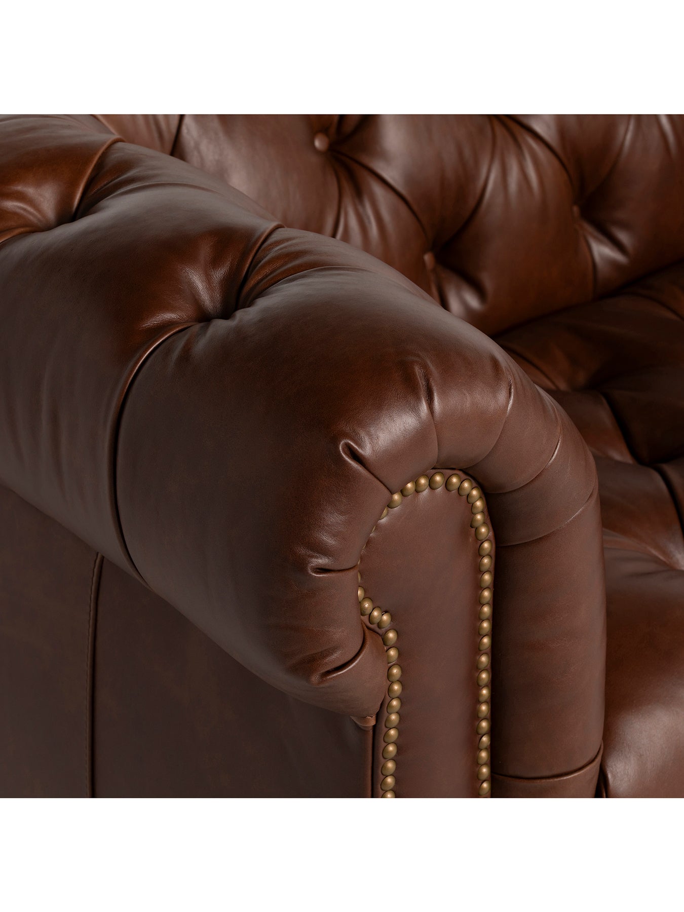 Caversham Chesterfield 2 Seater Sofa Brown