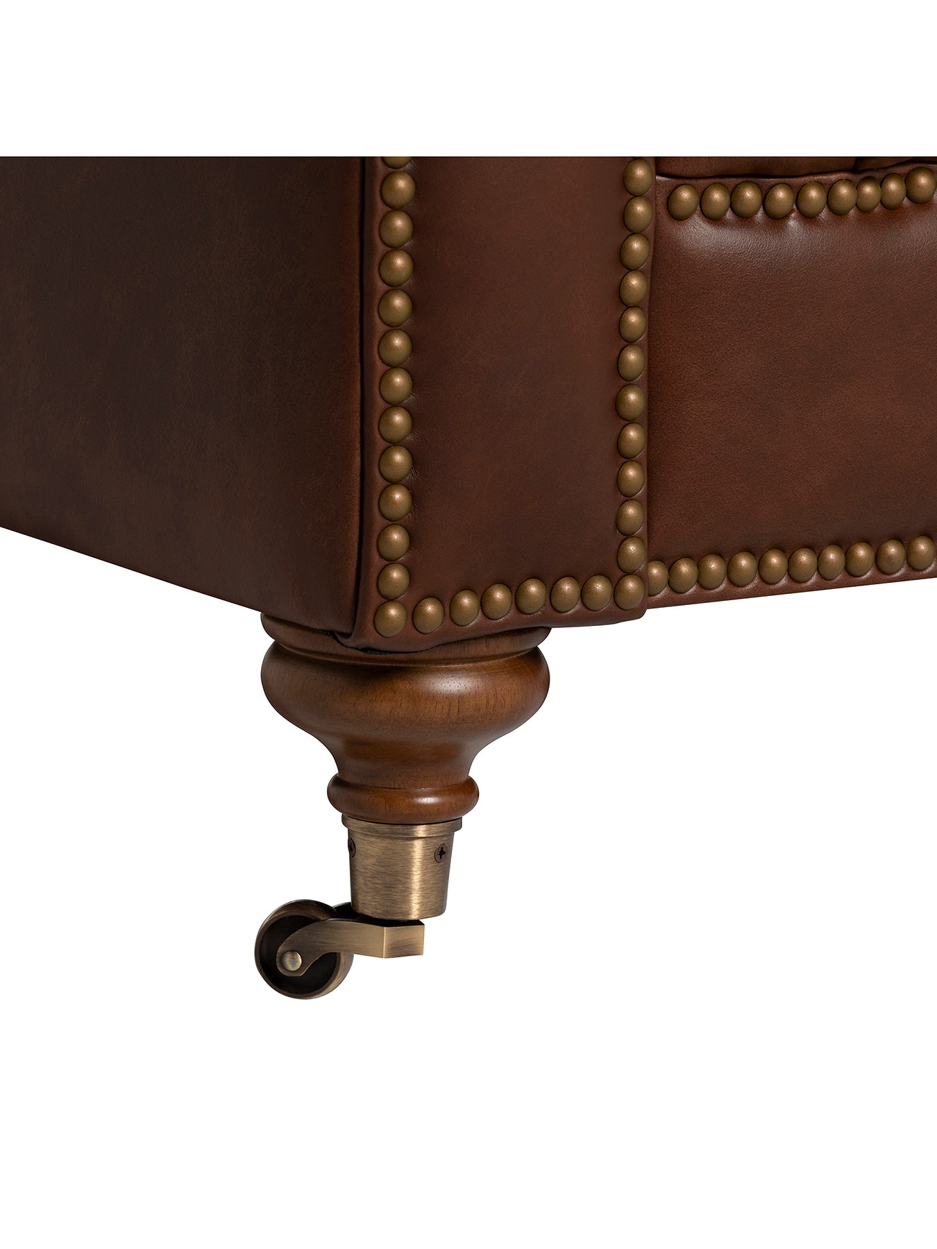 Caversham Chesterfield 2 Seater Sofa Brown