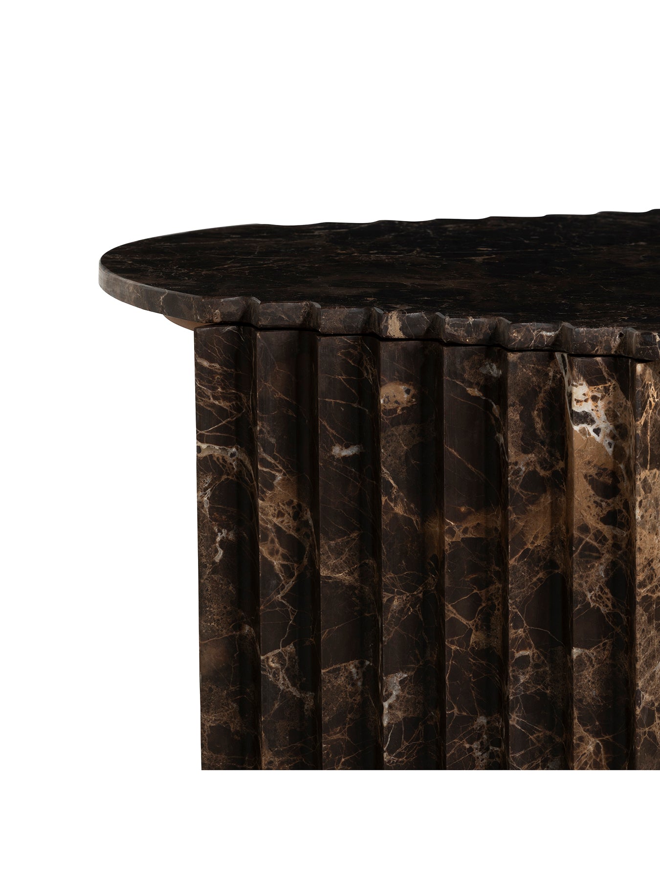 Bruni Brown Marble Coffee Table