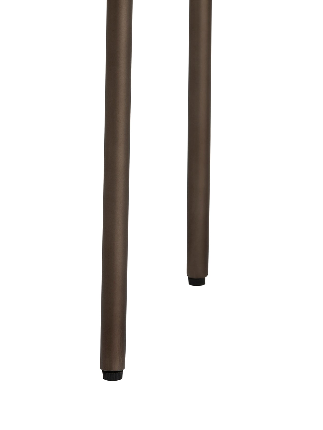 Ryde Travertine Side Table Brown