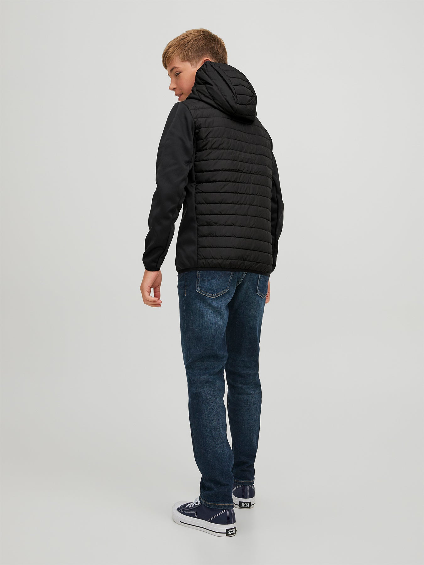Kids’ Multi Quilted Jacket Black
