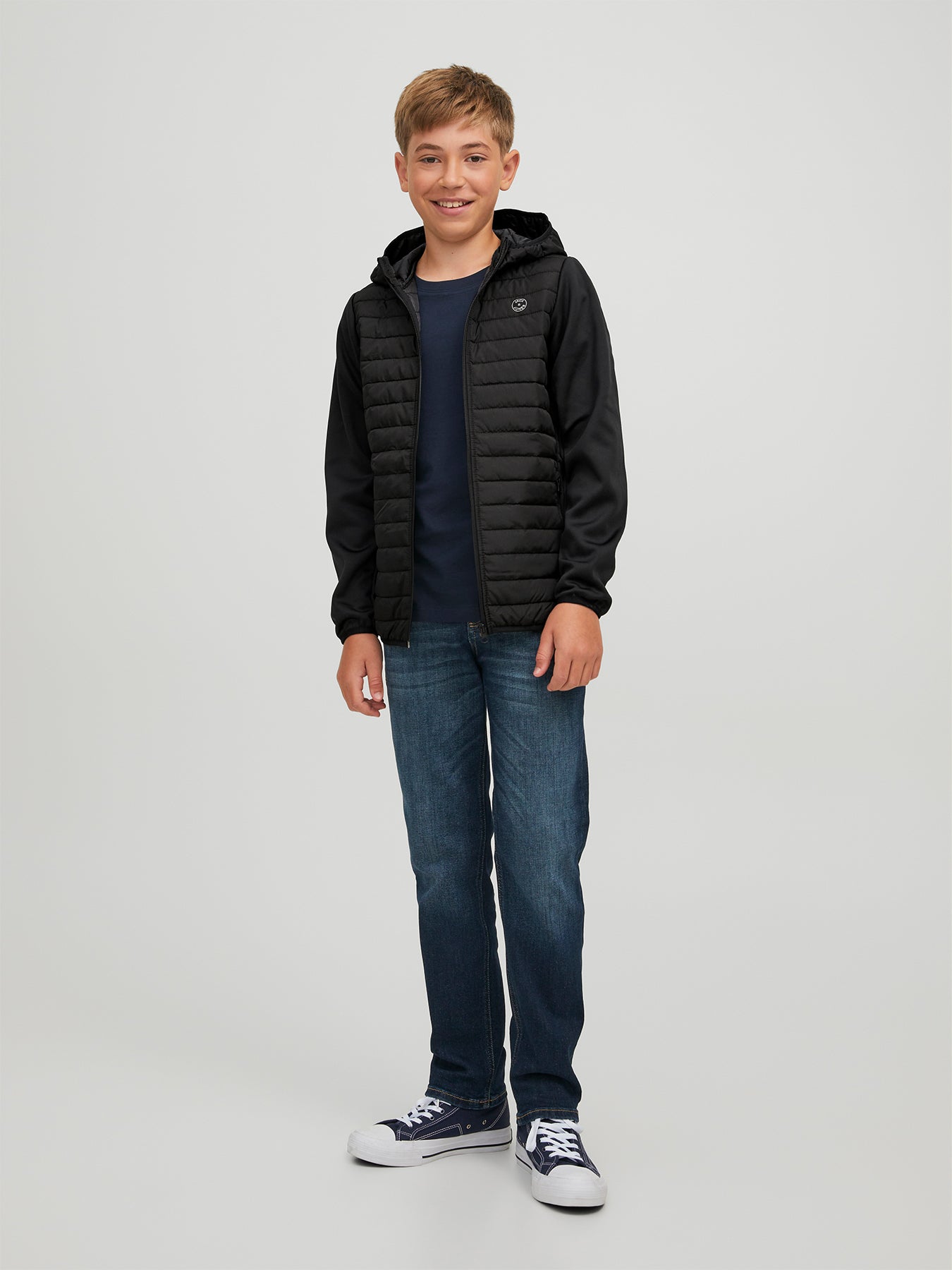Kids’ Multi Quilted Jacket Black