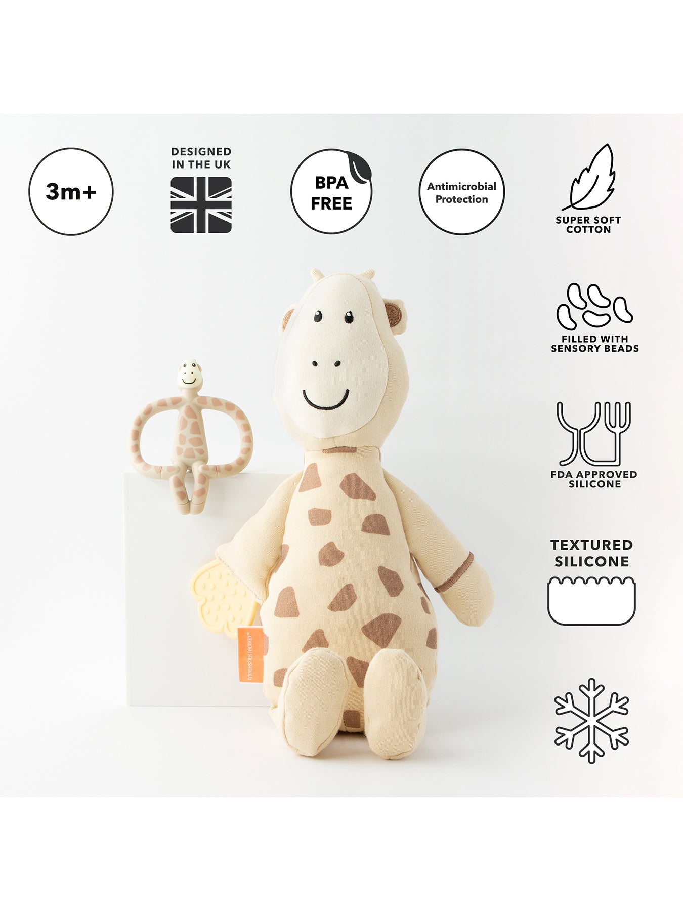 Teething Plush Toy Gift Set