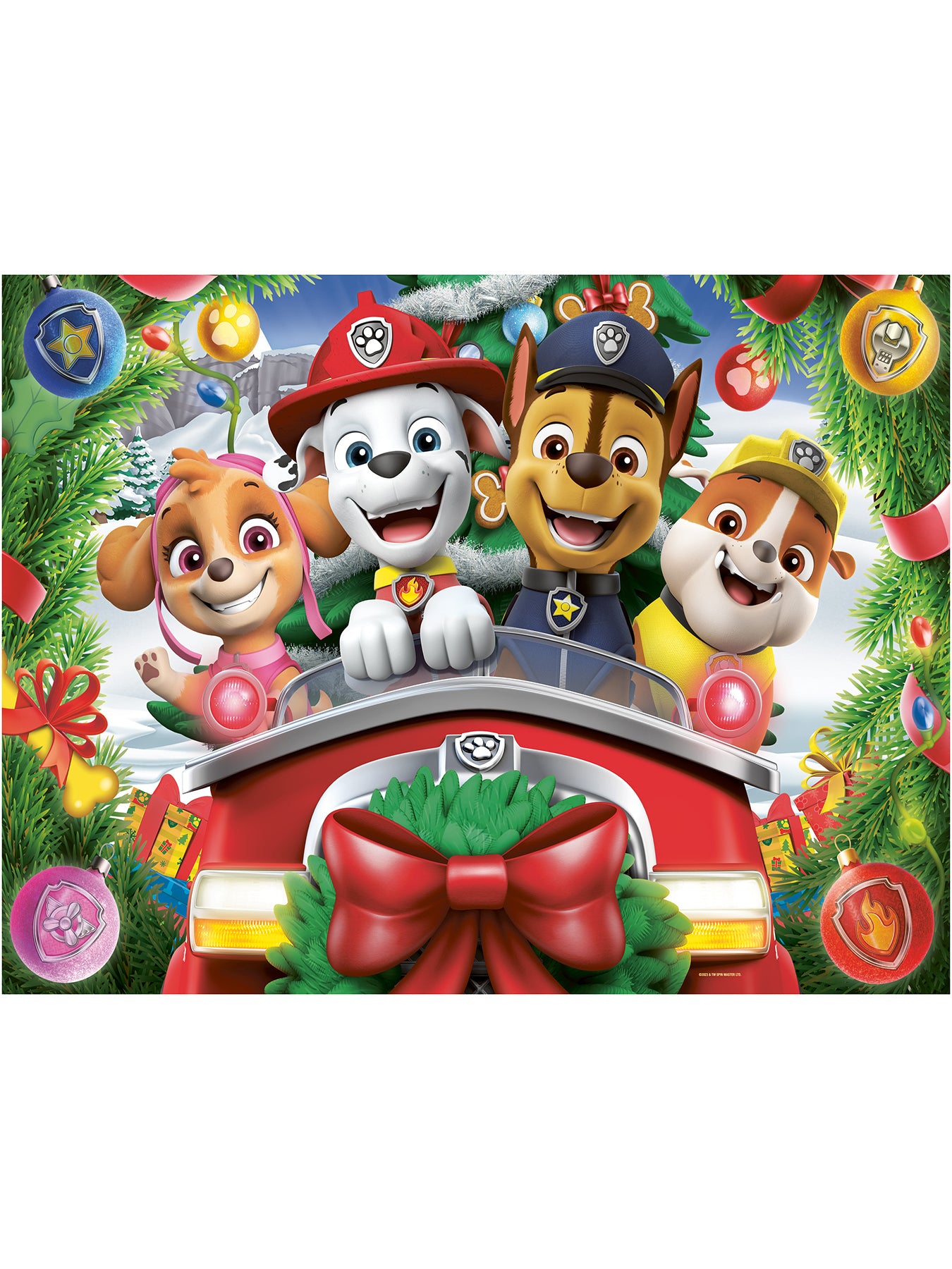 Paw Patrol Christmas Giant Floor Puzzle 24pc