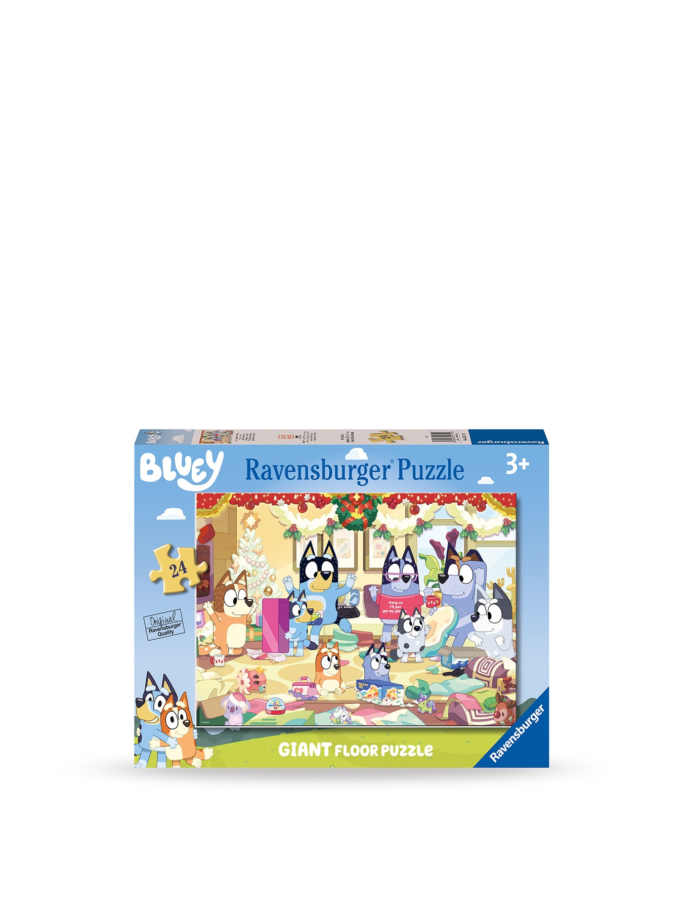 Bluey Christmas Giant Floor Puzzle 24pc