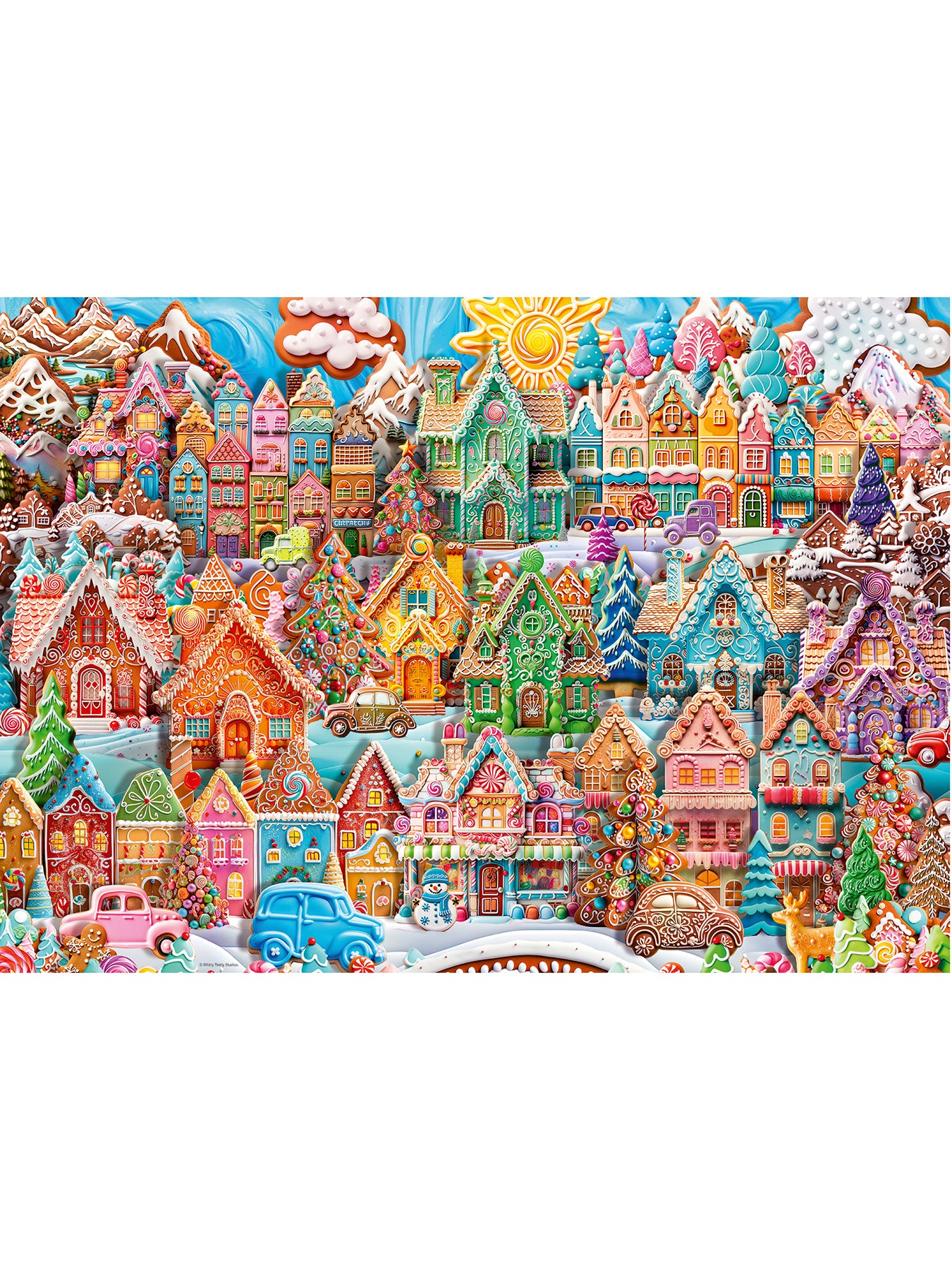 Christmas Cookie Village 1000pc
