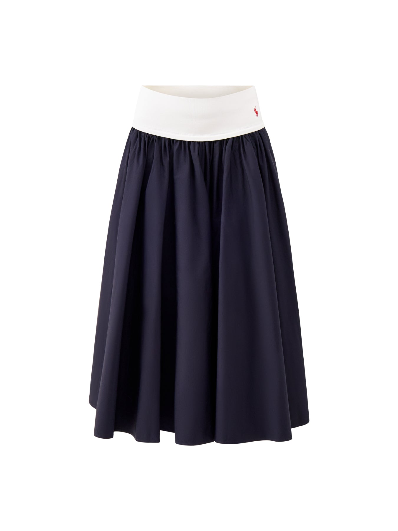Midi A-Line Skirt Black
