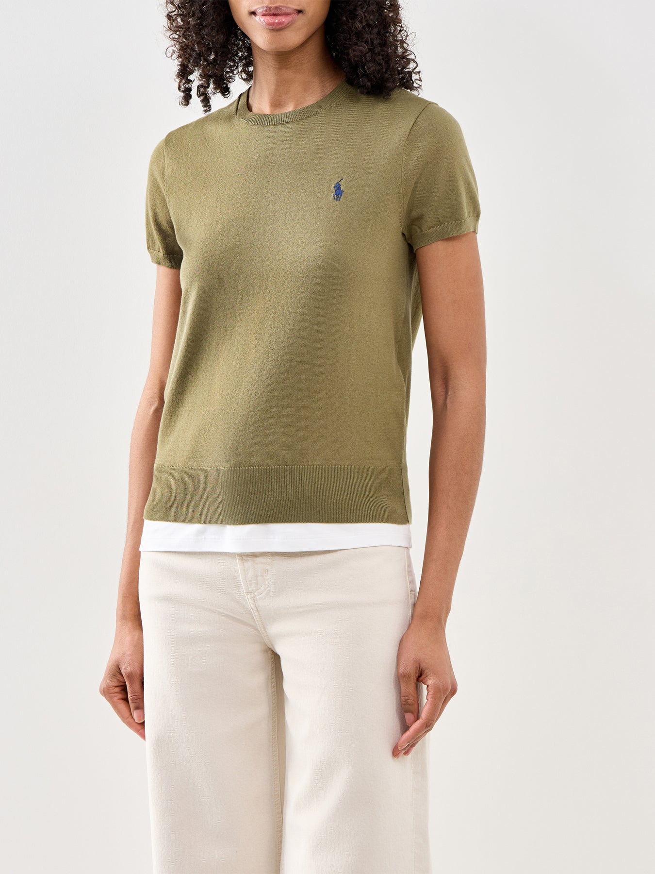 Short Sleeve Pullover Olive