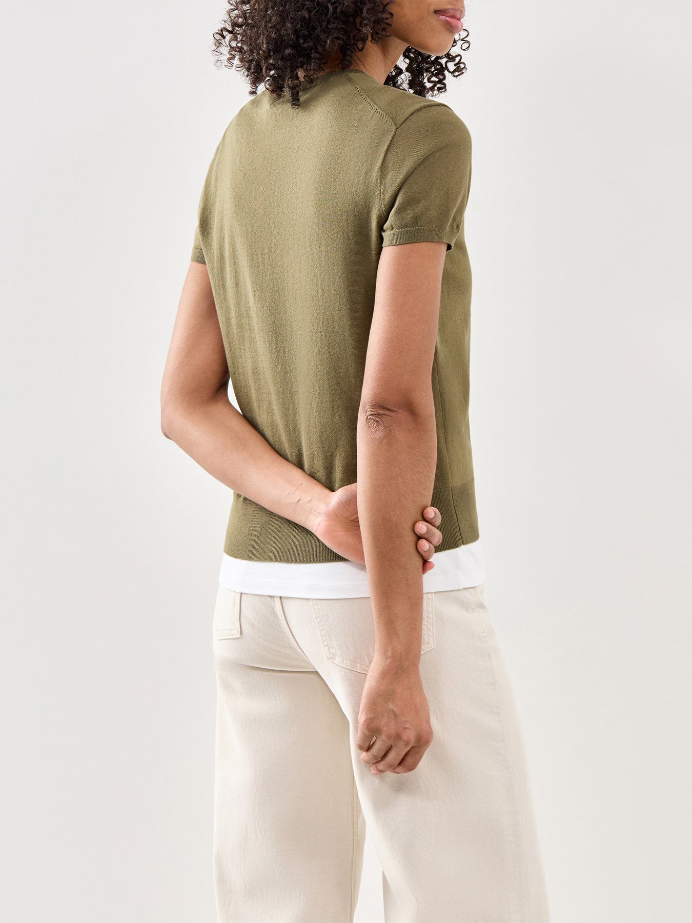 Short Sleeve Pullover Olive
