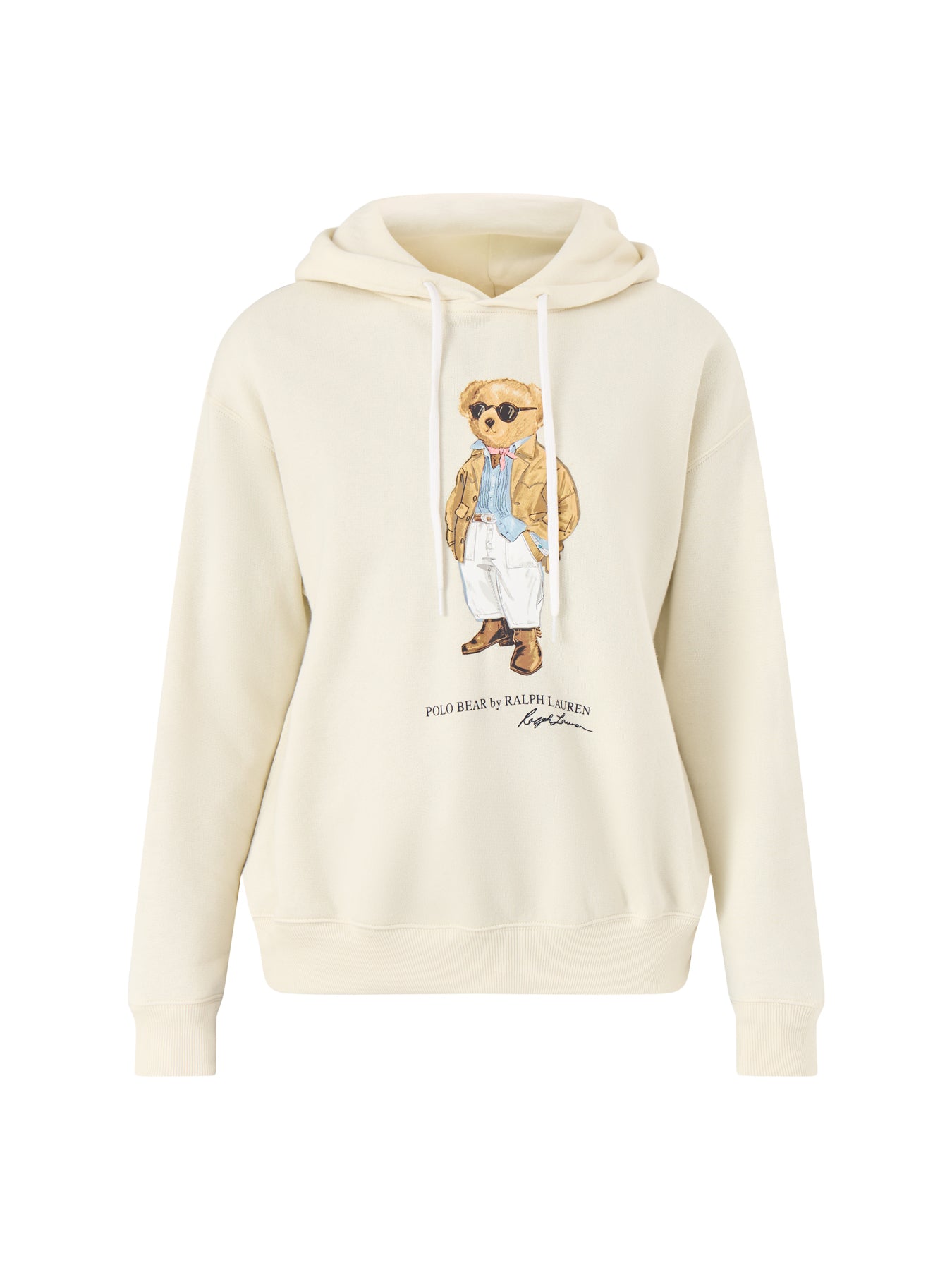 Polo Bear Hoodie Cream