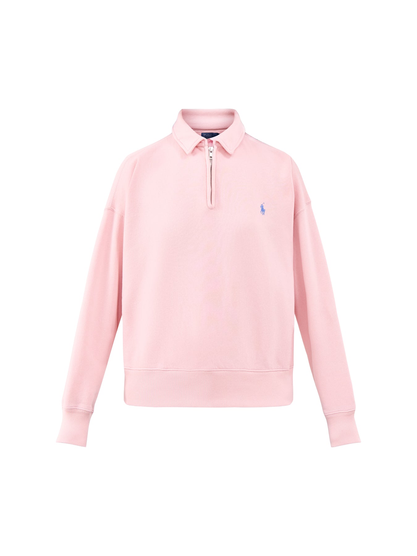 Half Zip Sweatshirt Pink