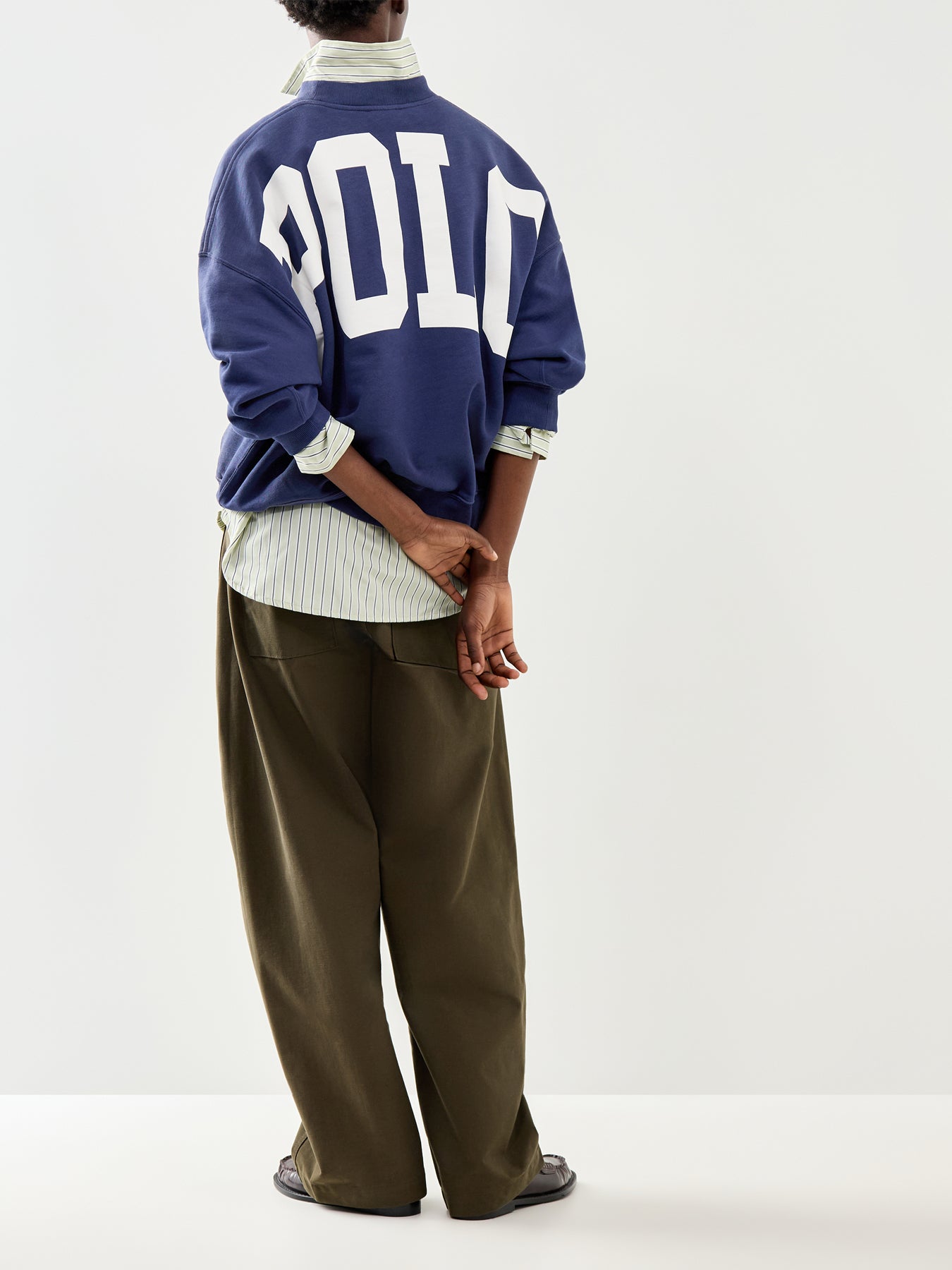 Knit Sweatshirt Navy