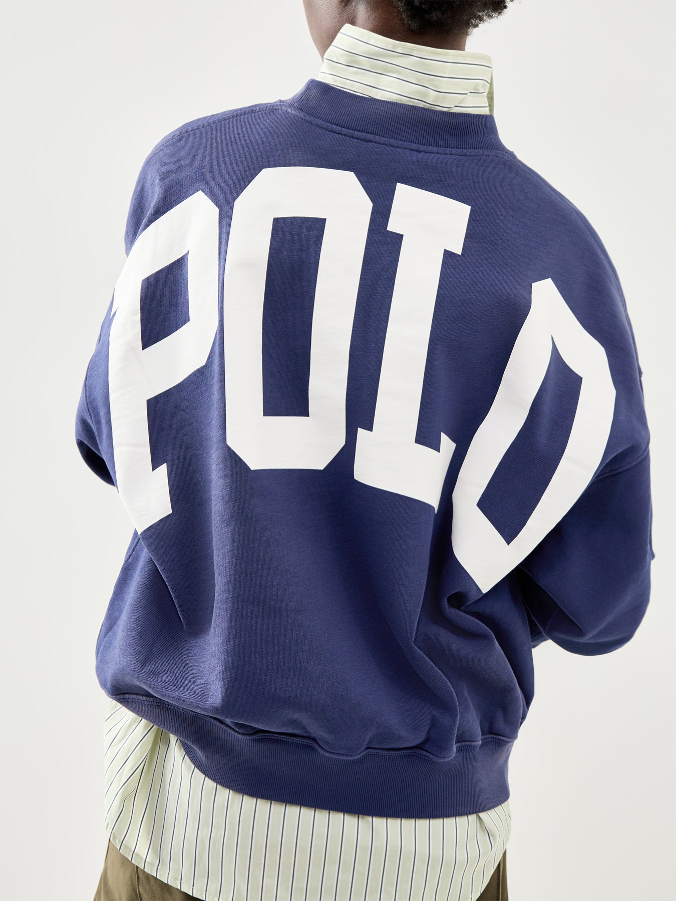 Knit Sweatshirt Navy