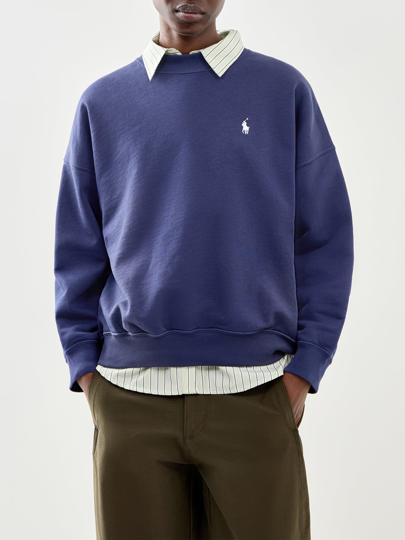 Knit Sweatshirt Navy