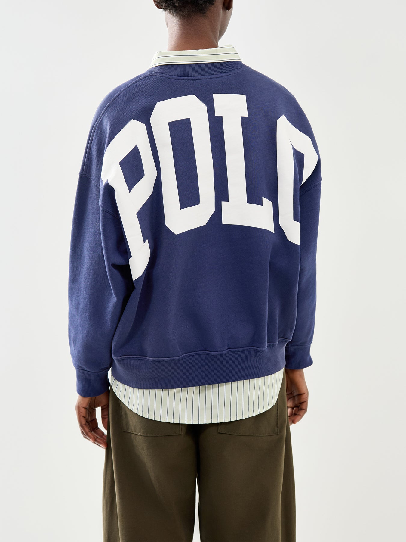 Knit Sweatshirt Navy